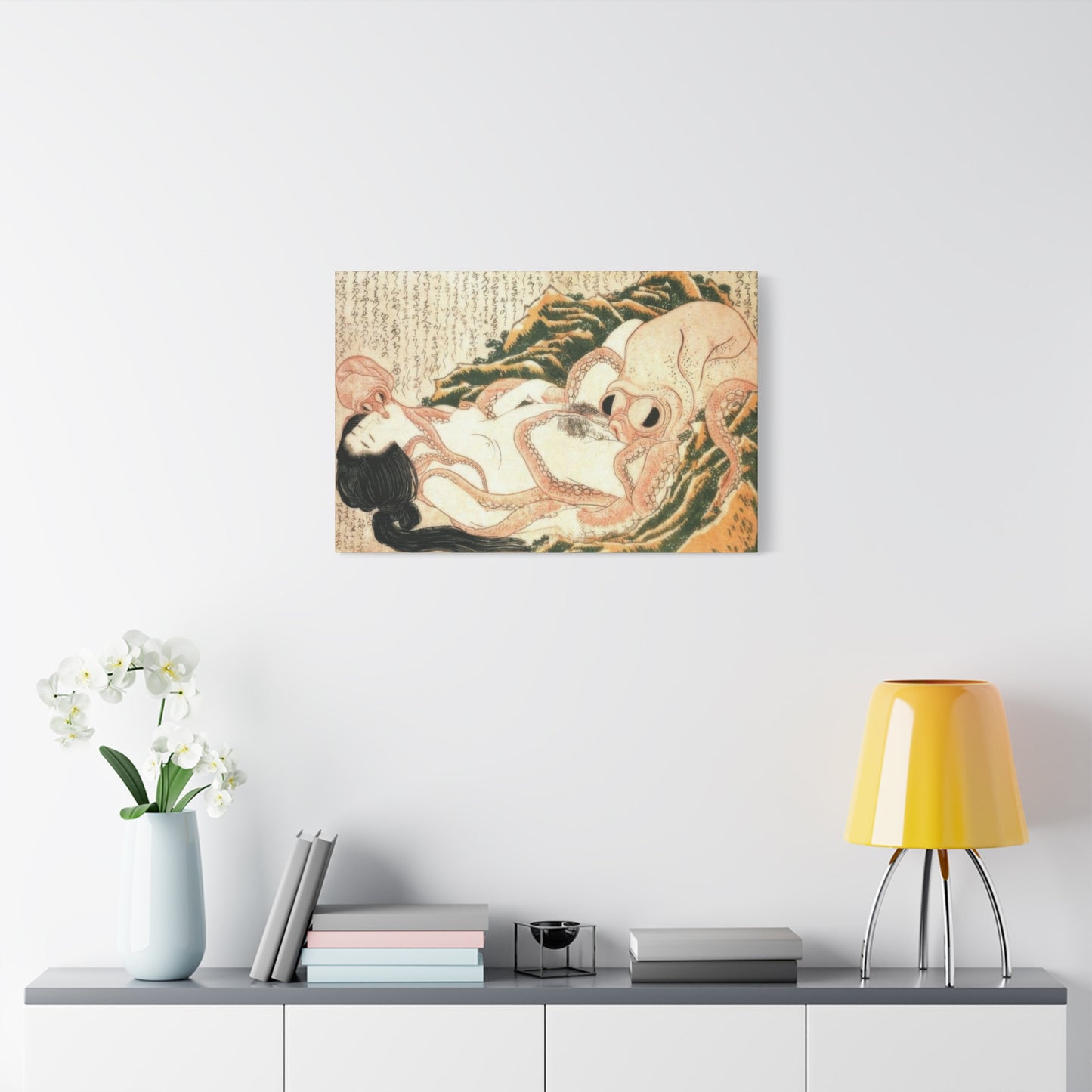 Katsushika Hokusai Dream Of The Fisherman's Wife Wall Art & Canvas Prints