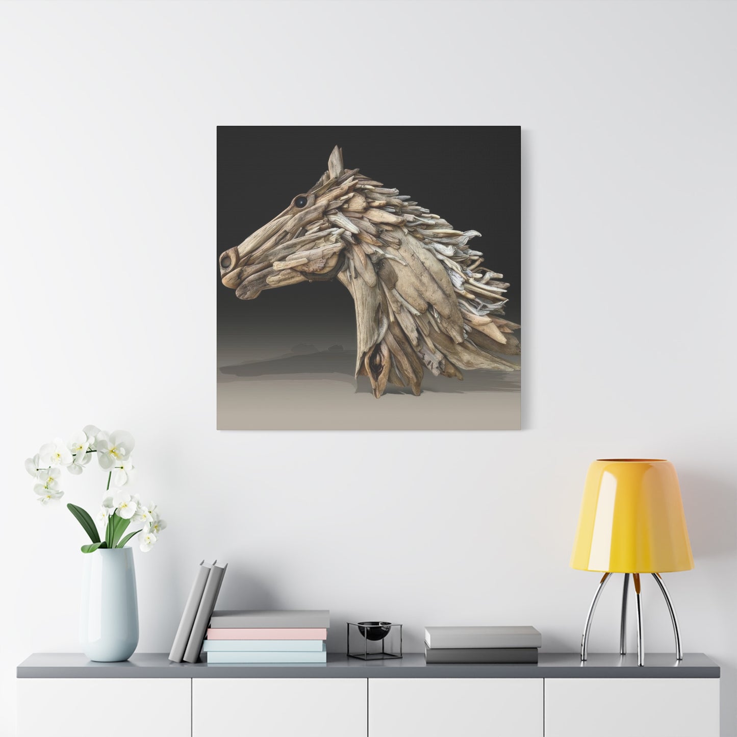 Driftwood Horse Head Wall Art & Canvas Prints