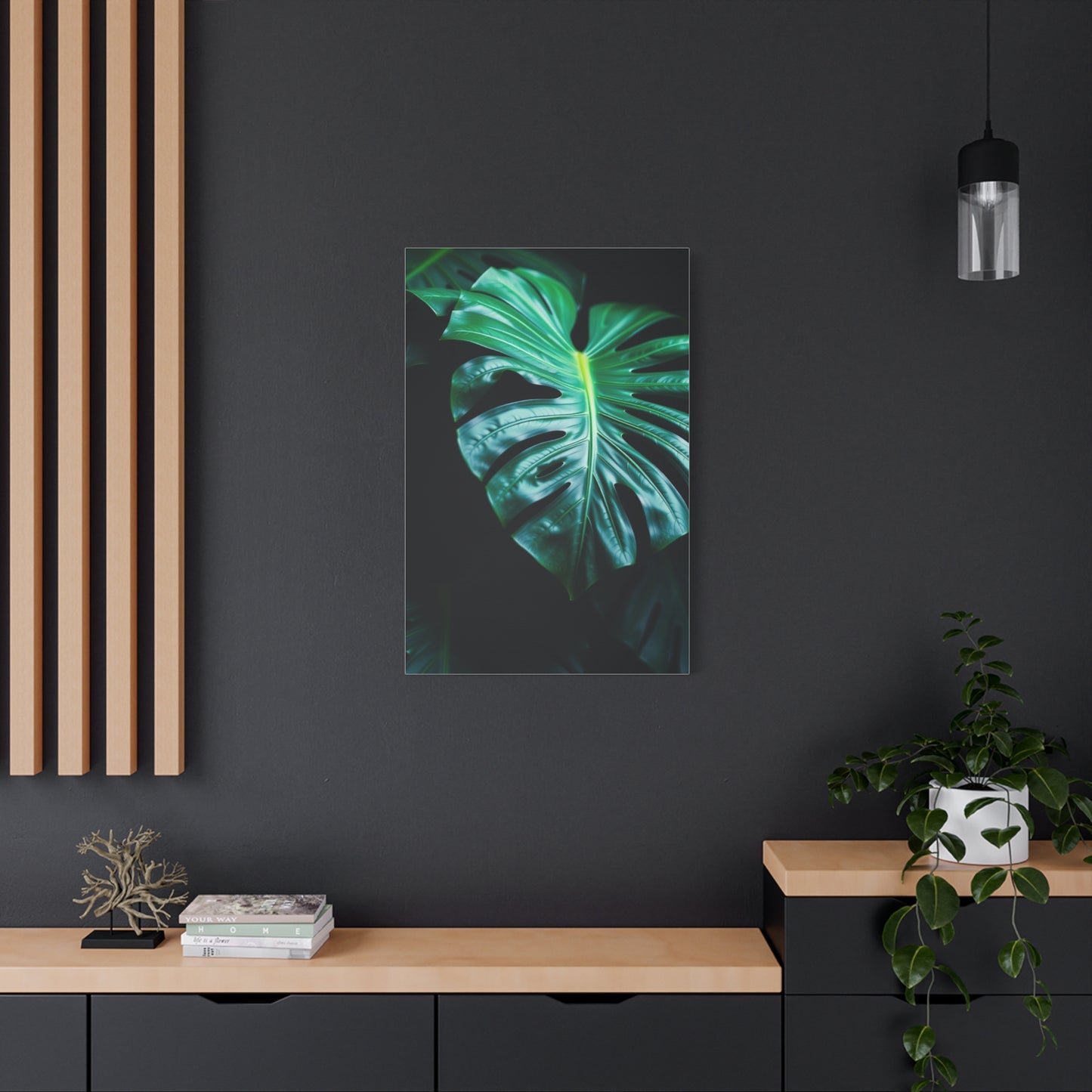 Monstera Plant Art Luxury Canvas Wall Art & Canvas Print