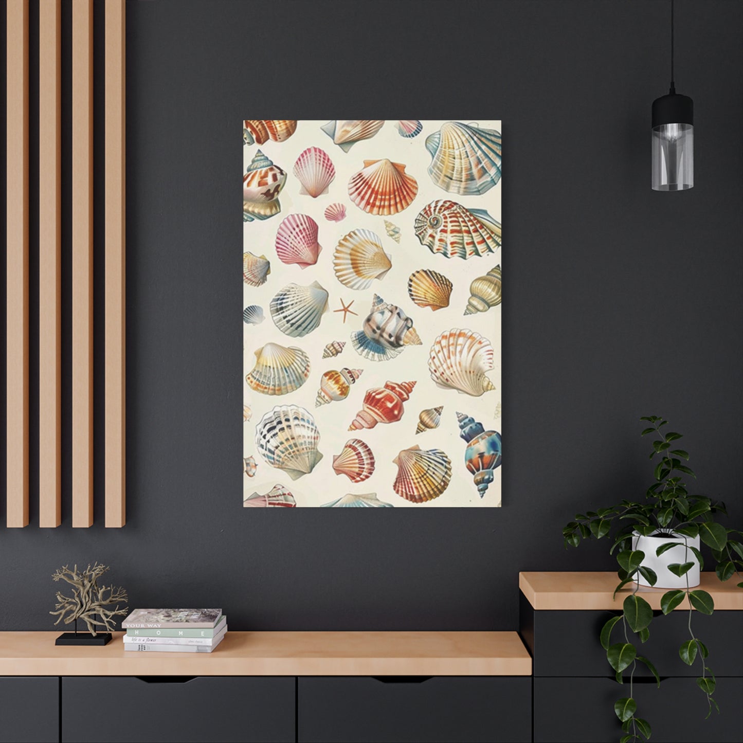 Colorful Shell Painting Wall Art & Canvas Prints