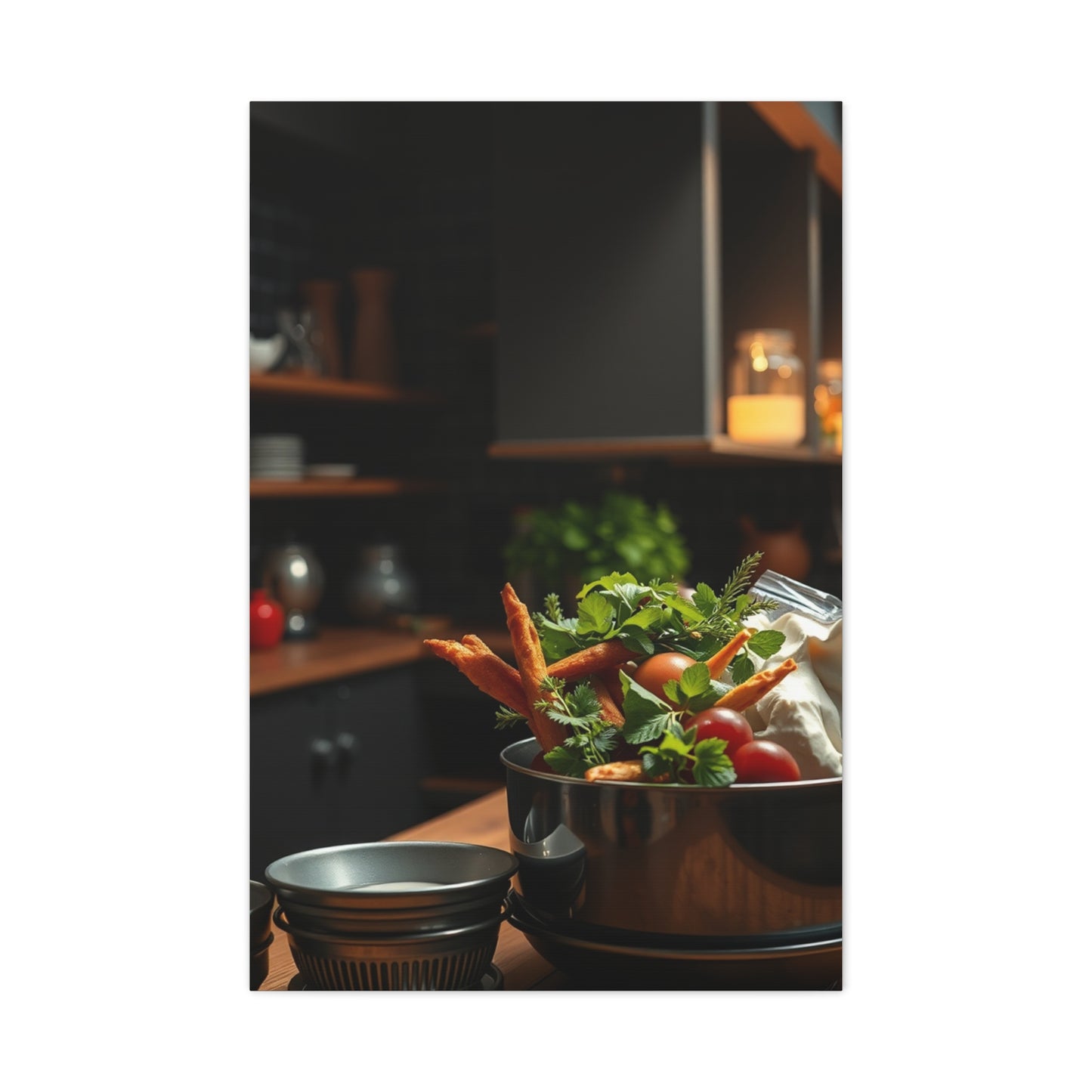 Culinary Elegance Canvas