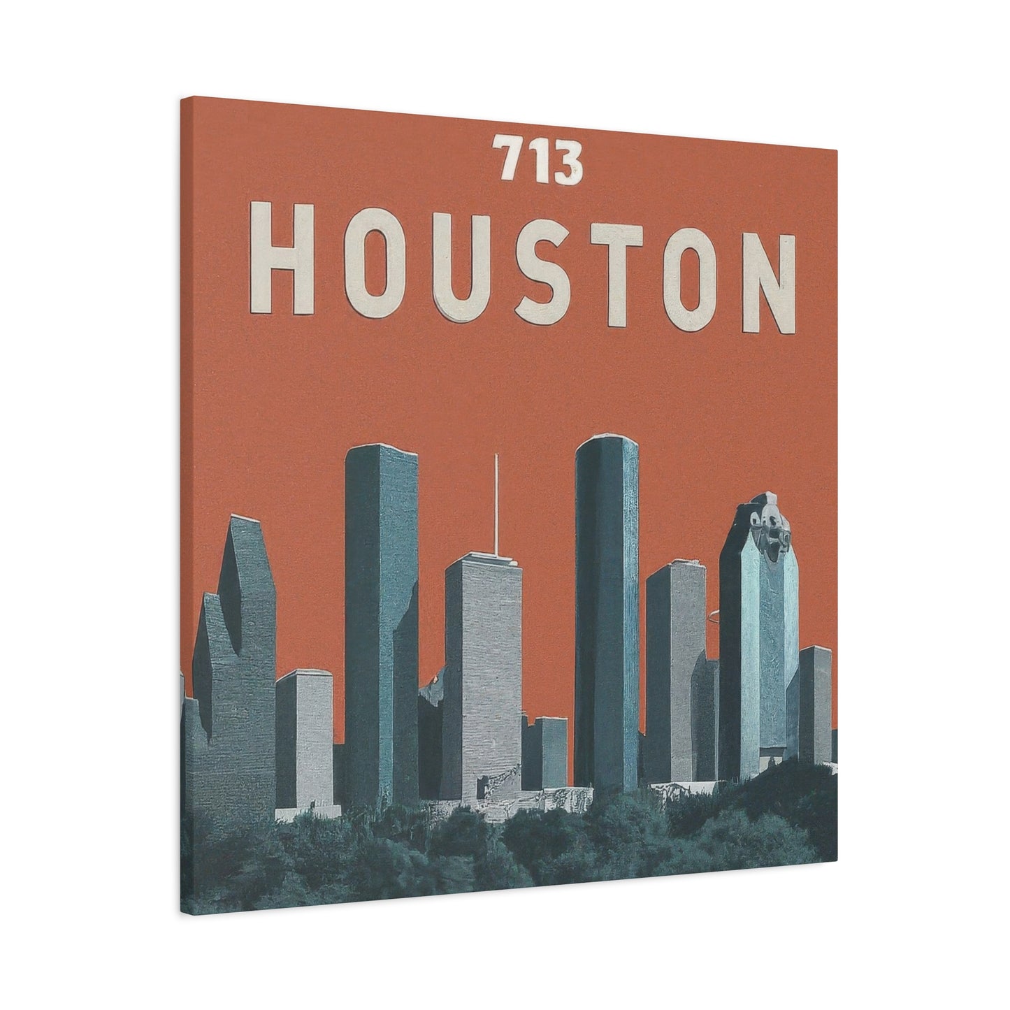 Houston Skyline 713 Wall Art & Canvas Prints