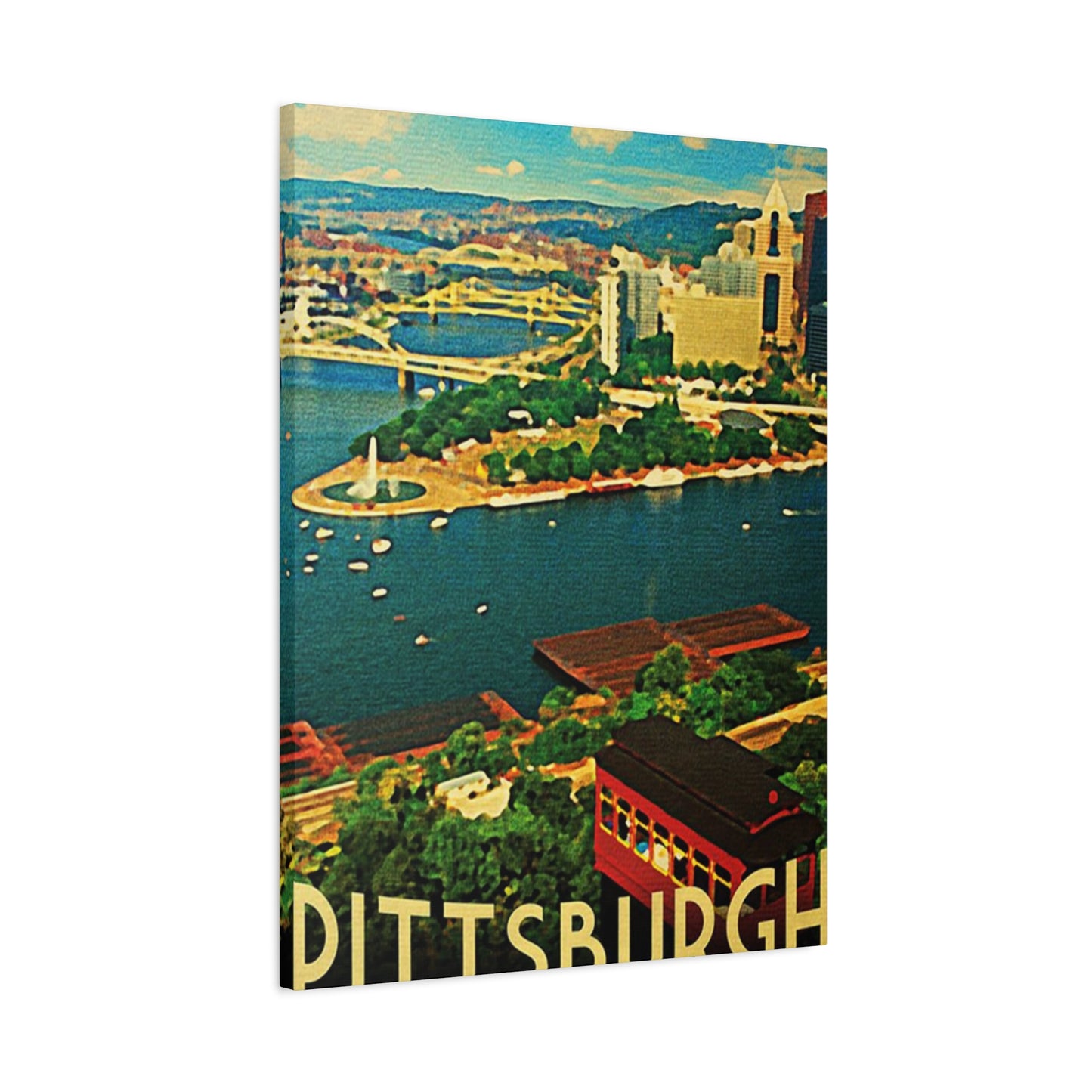 Pittsburgh City View Poster Wall Art & Canvas Prints