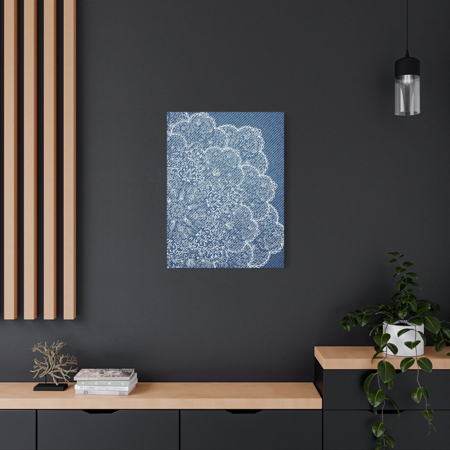 Denim Pattern Wall Art & Canvas Prints