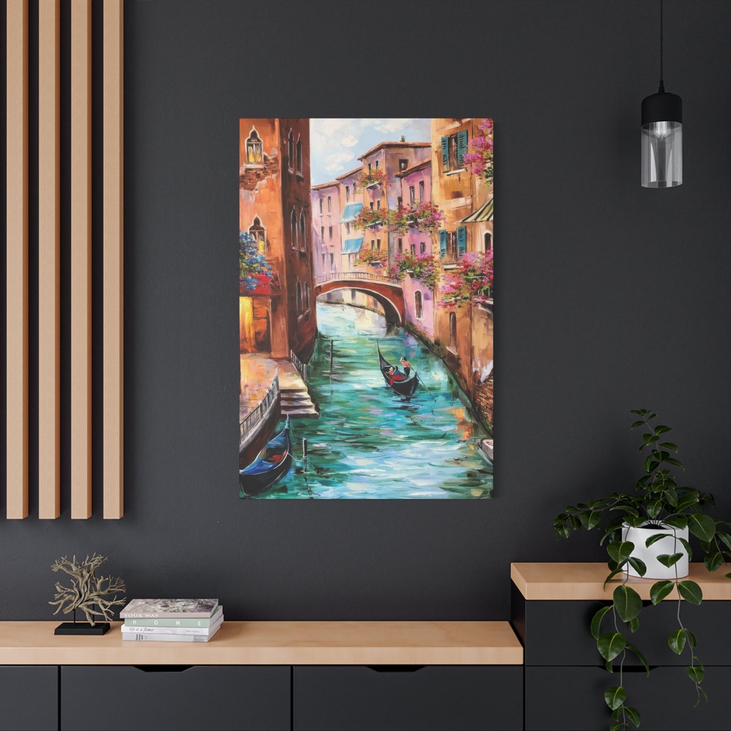Venice Italy Boat Painting Wall Art & Canvas Prints