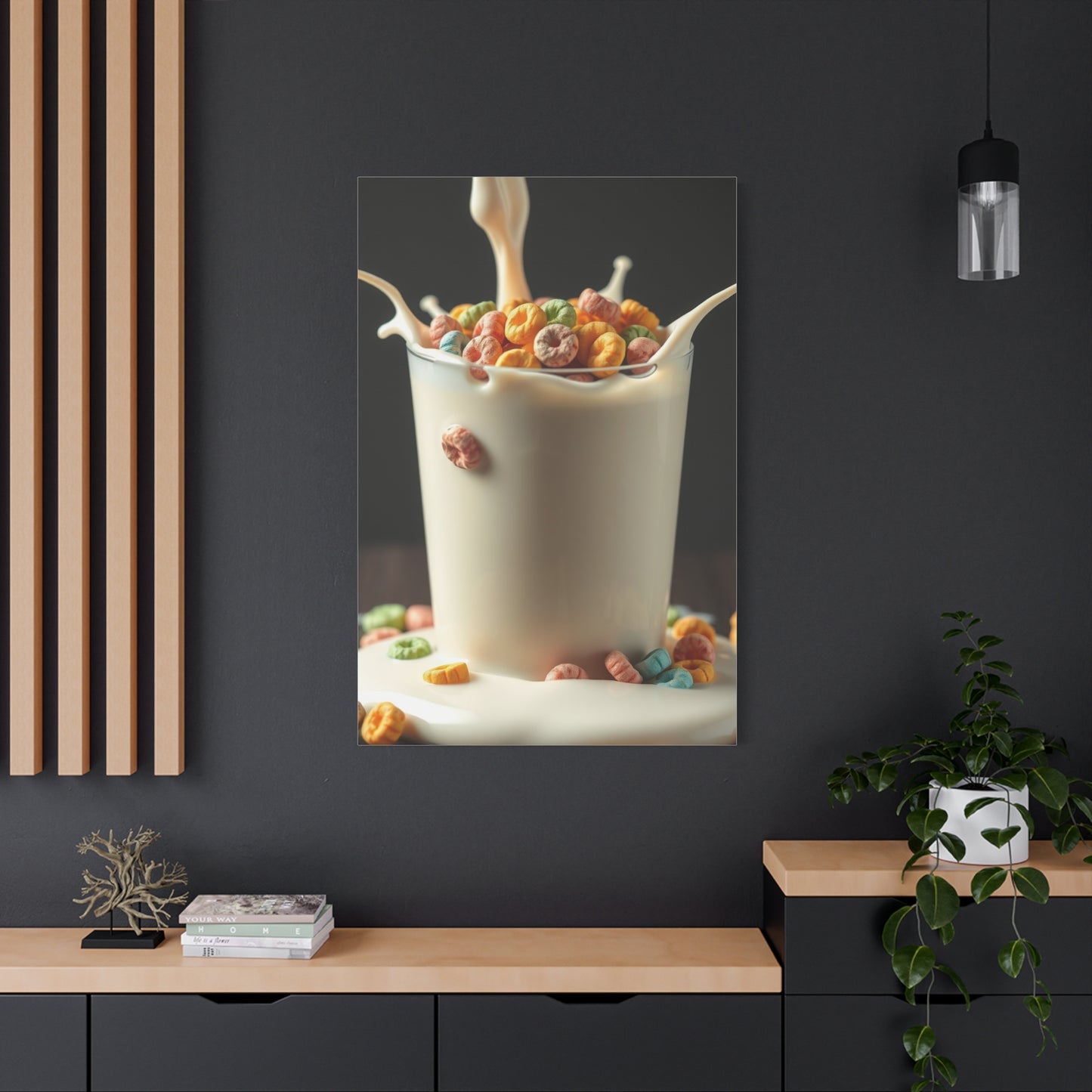 Gourmet Milky Vortex Canvas Wall Art & Canvas Print