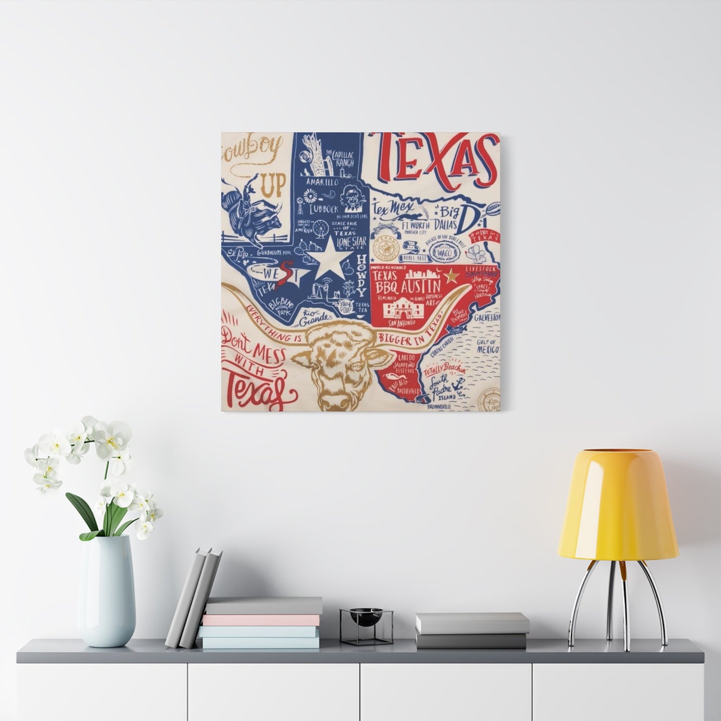 Texas Poster Wall Art & Canvas Prints