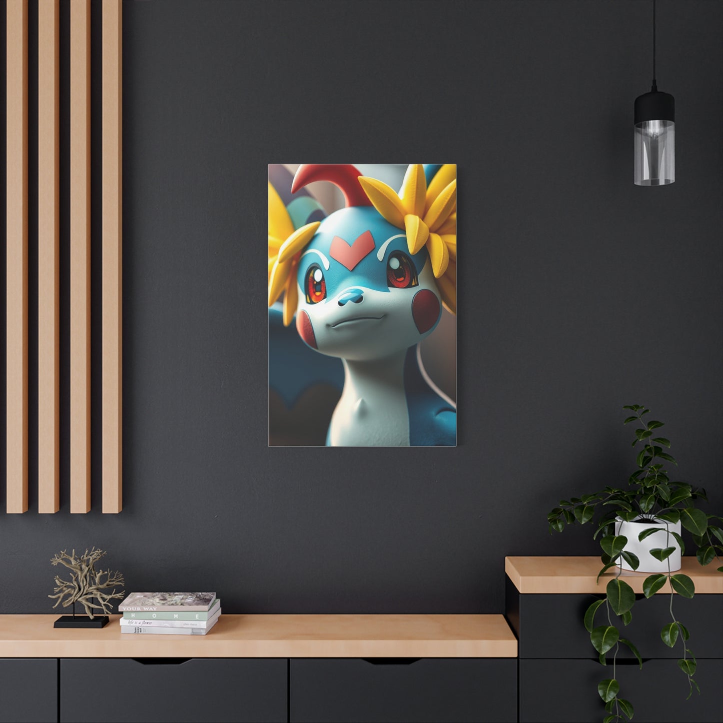 Vision Pokemon Characters Art Art Wall Art & Canvas Print