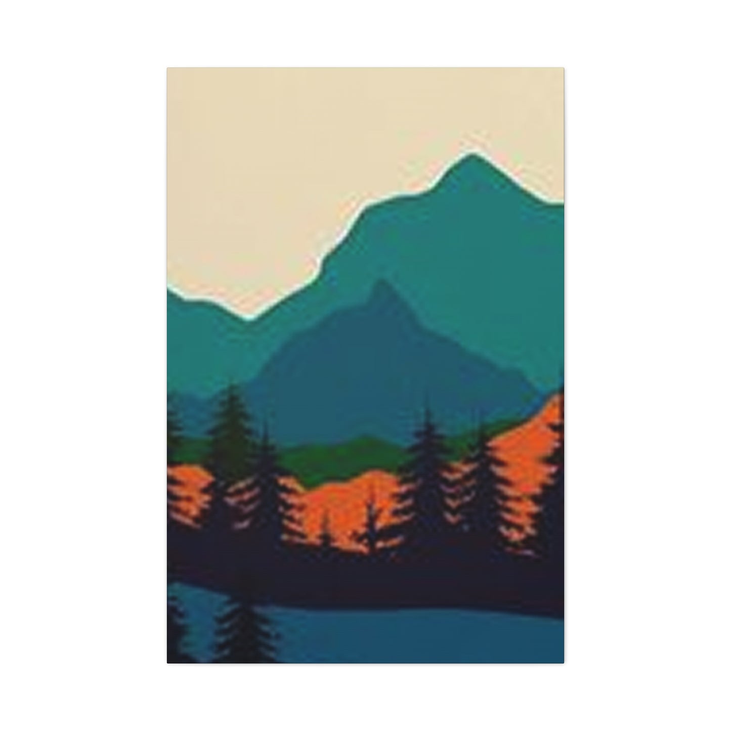 Mountain Drawing Wall Art & Canvas Prints