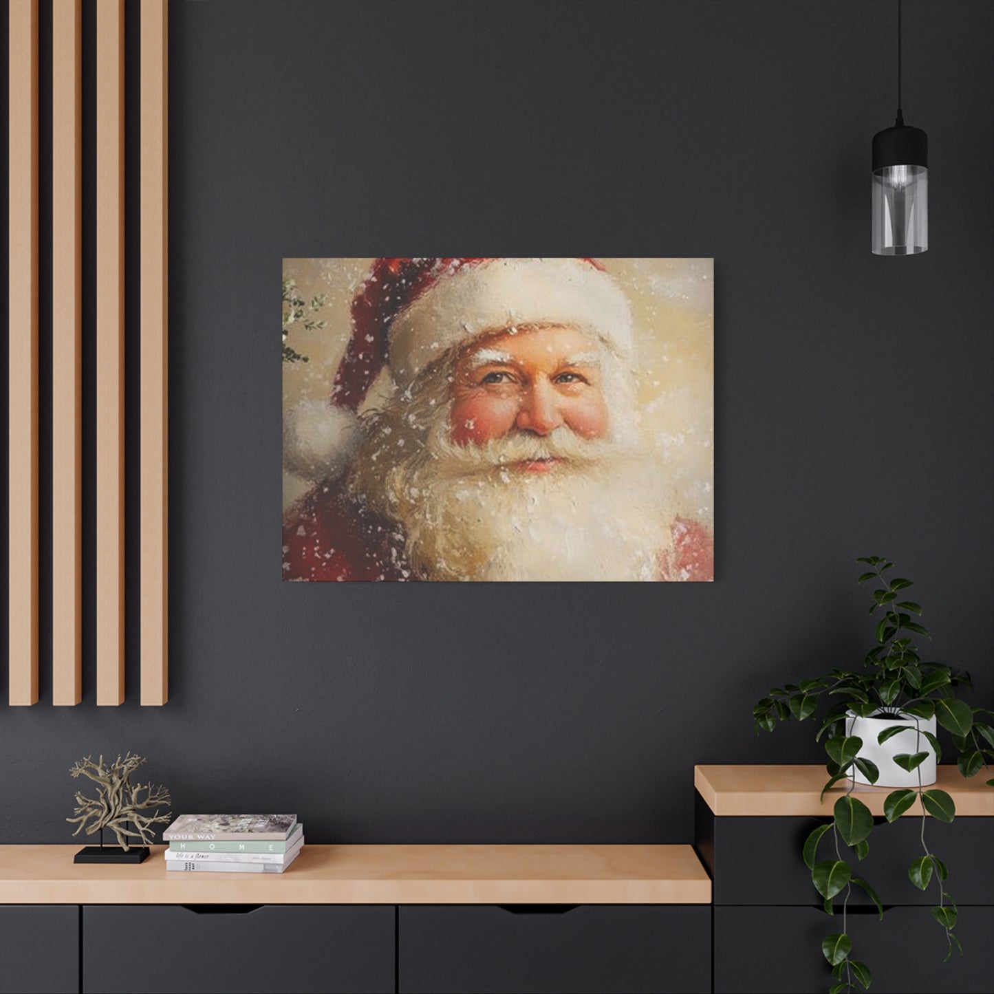 Happy Santa Claus Wall Art & Canvas Prints