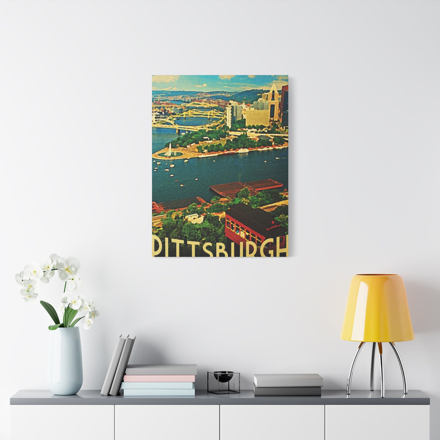 Pittsburgh City View Poster Wall Art & Canvas Prints