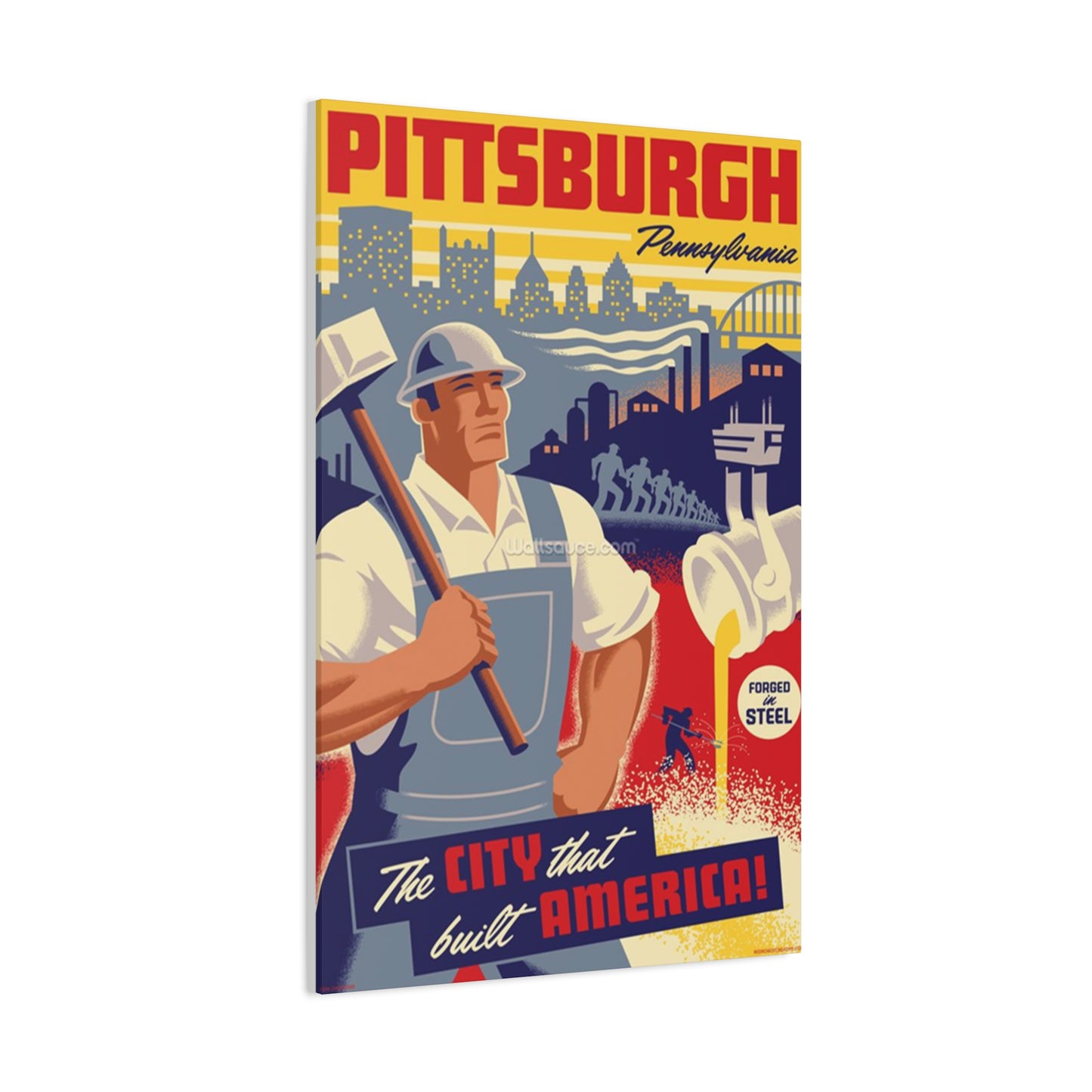 The City That Built America Wall Art & Canvas Prints