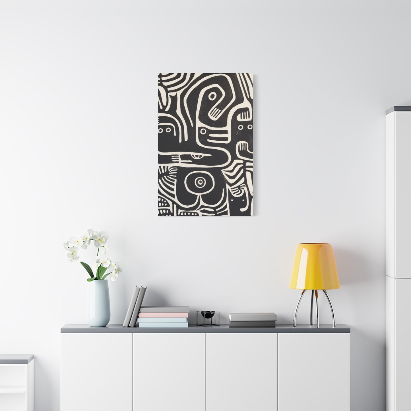 Monochrome Black Cat Wall Art & Canvas Prints