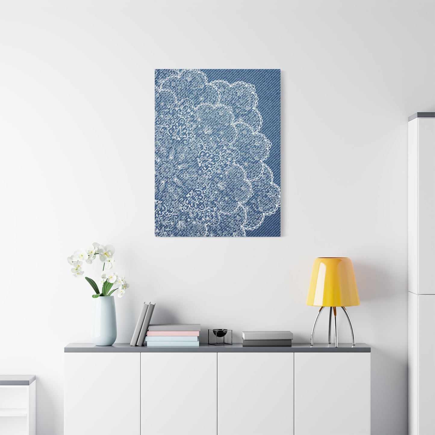 Denim Pattern Wall Art & Canvas Prints