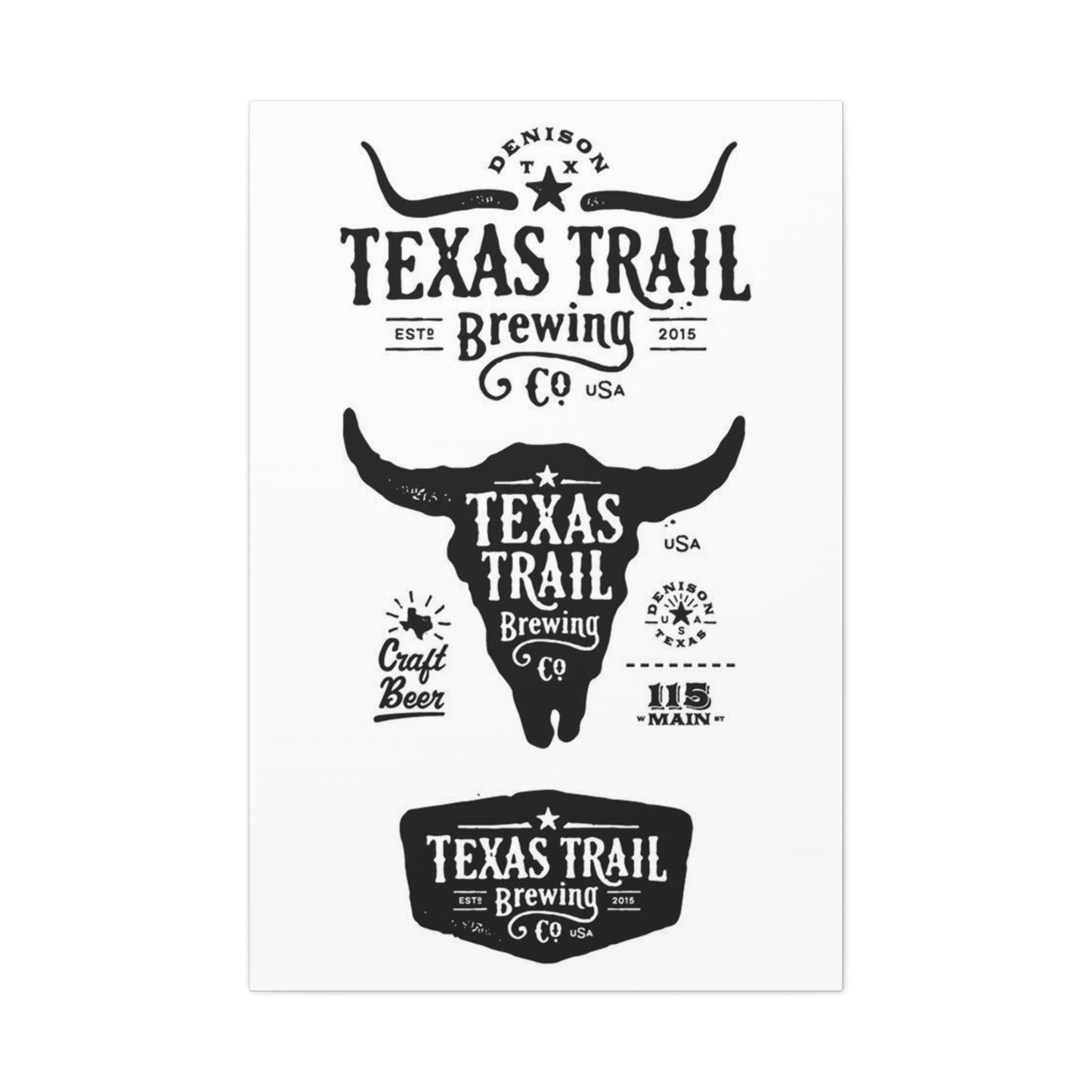 Texas Trail Brewing Co. Poster Wall Art & Canvas Prints