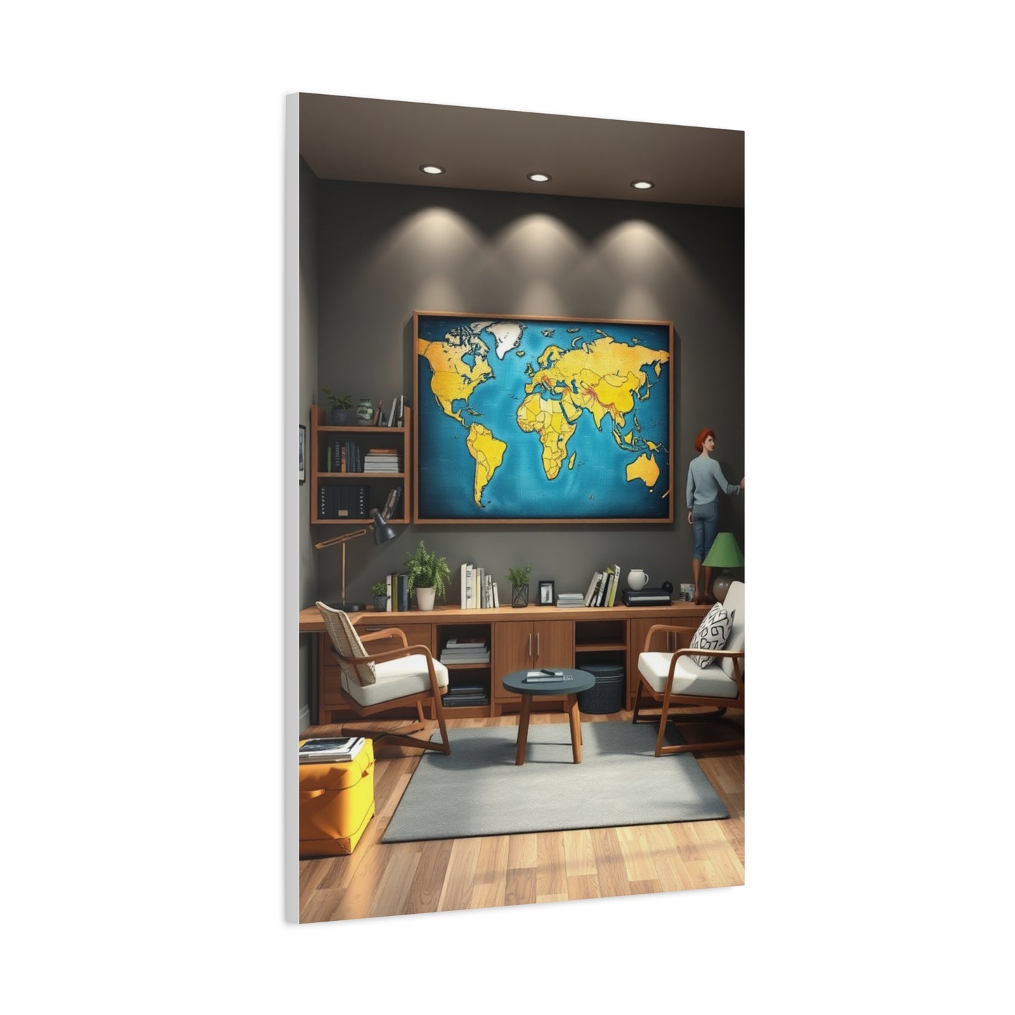 College Room Decor Art Luxury Canvas Wall Art & Canvas Print