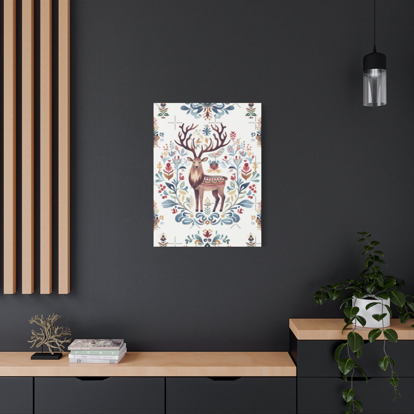 Deer Scandinavia Wall Art & Canvas Prints