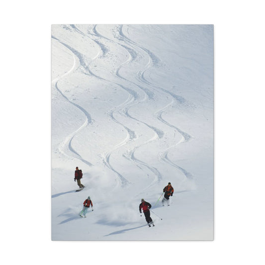 The Four Skiers Wall Art & Canvas Prints