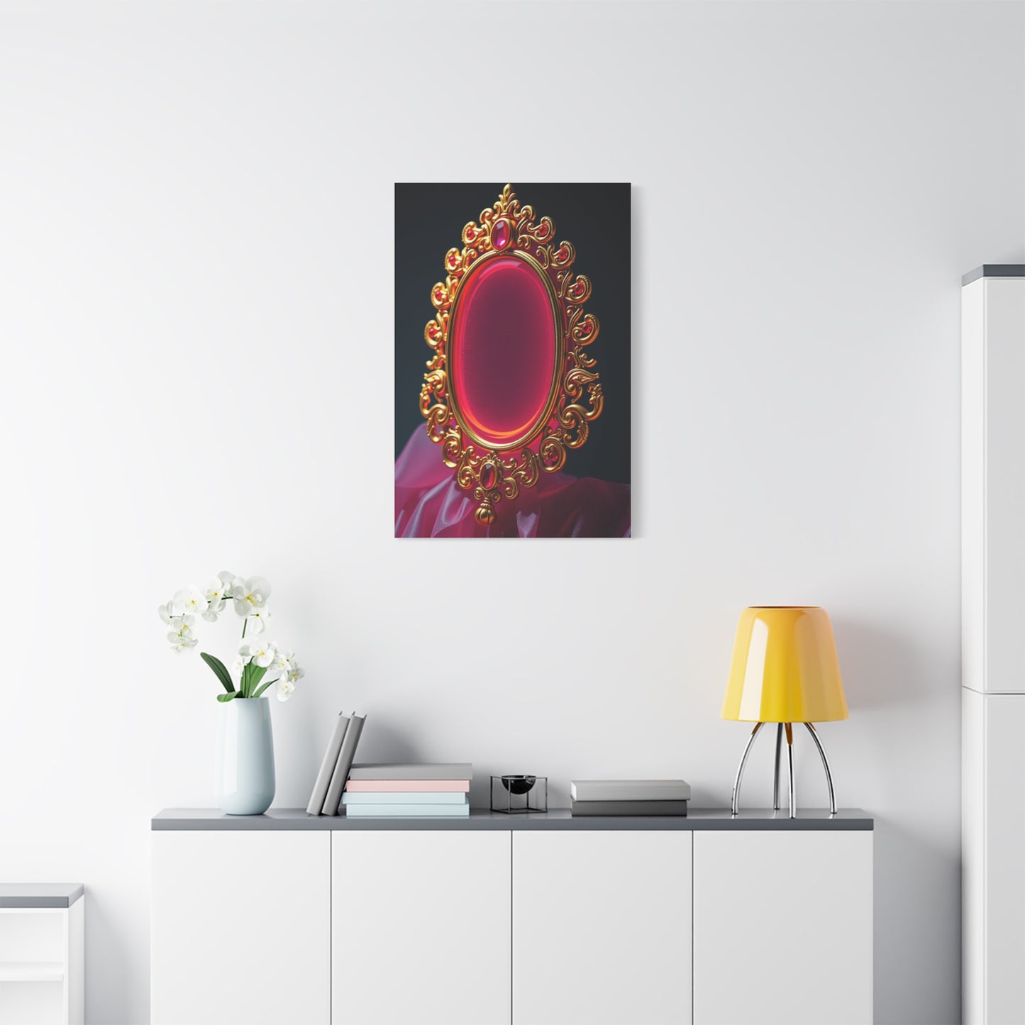Gold & Pink Art Supreme Gallery Wall Art & Canvas Print