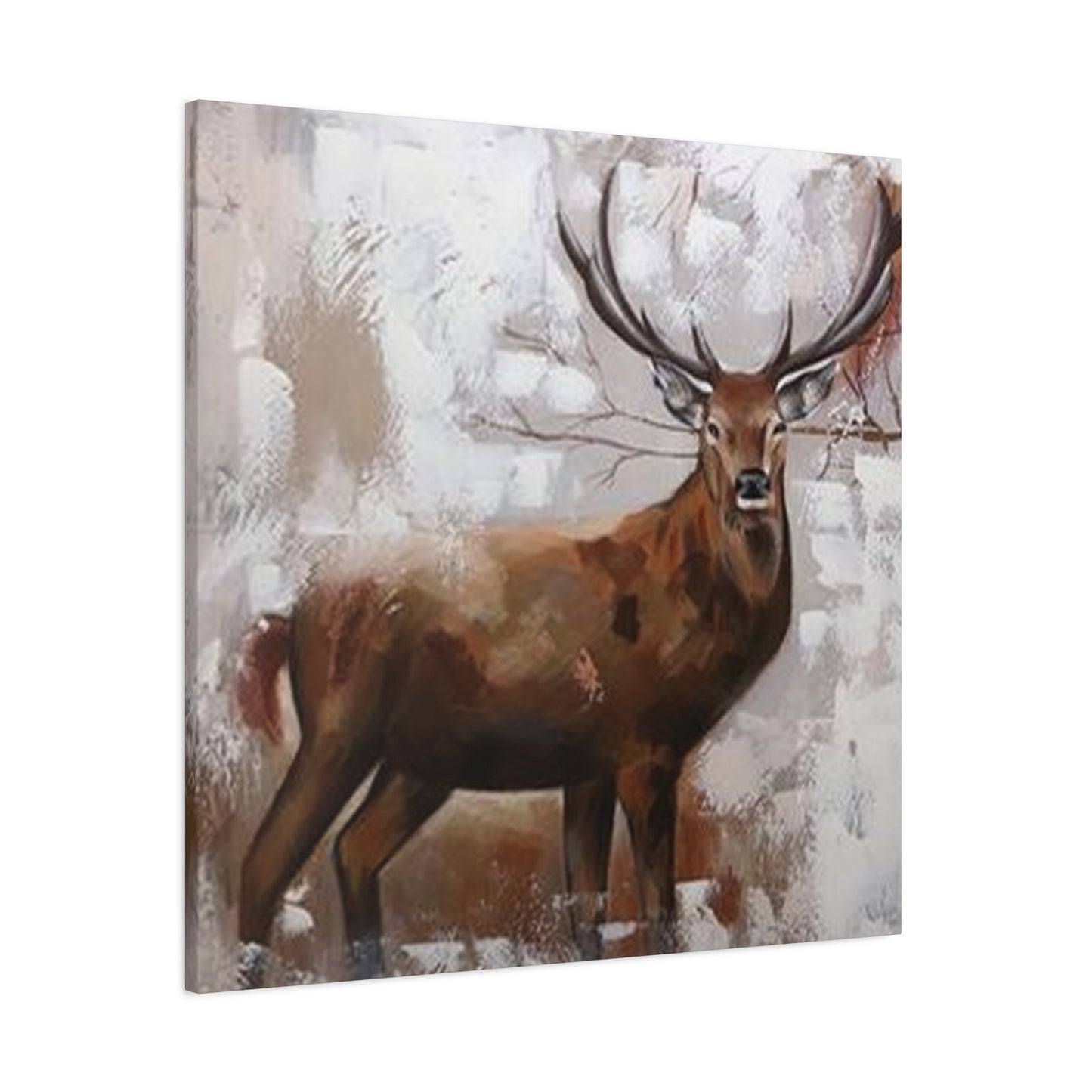 Handmade Reindeer Painting Wall Art & Canvas Prints