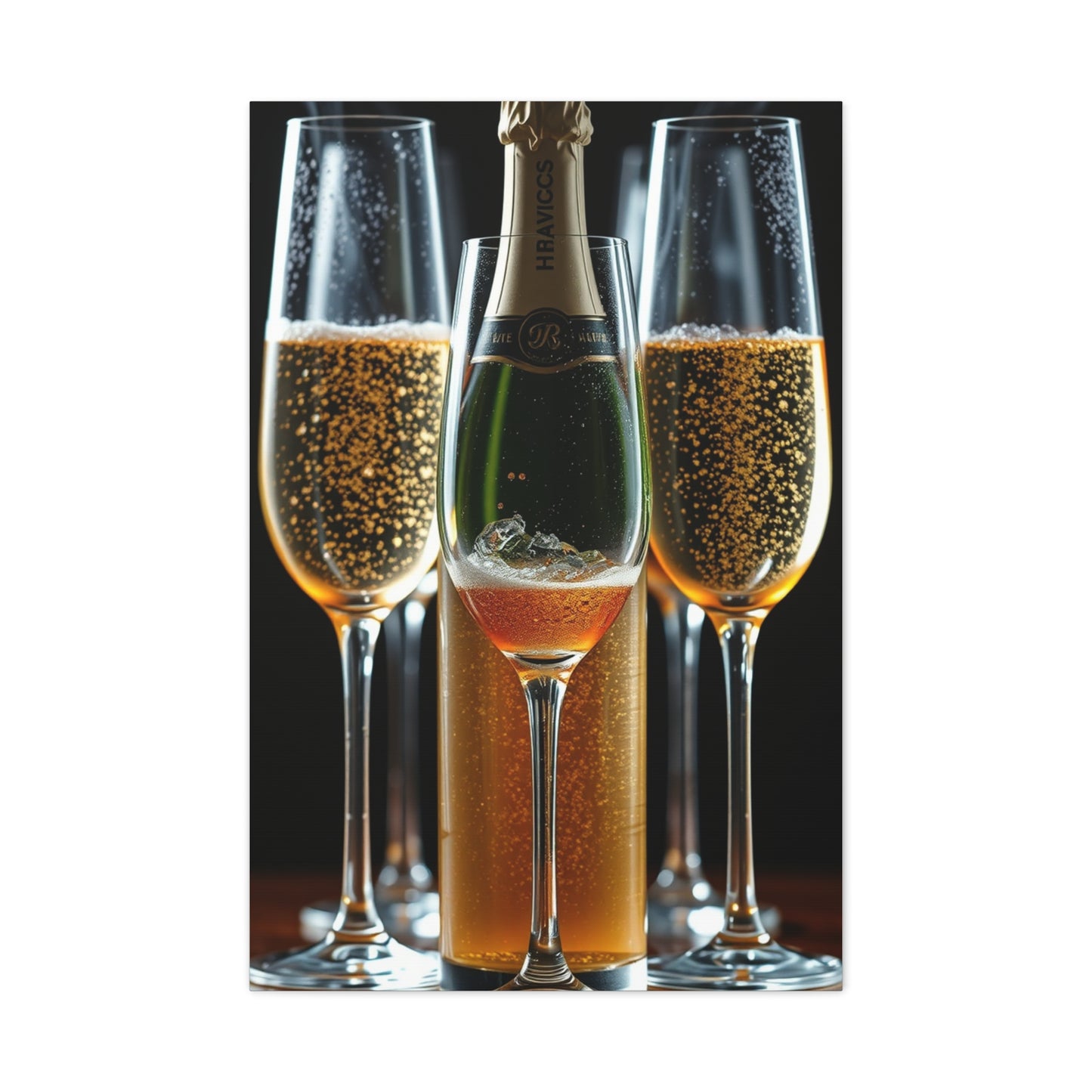 Vision Champagne Art Art Wall Art & Canvas Print