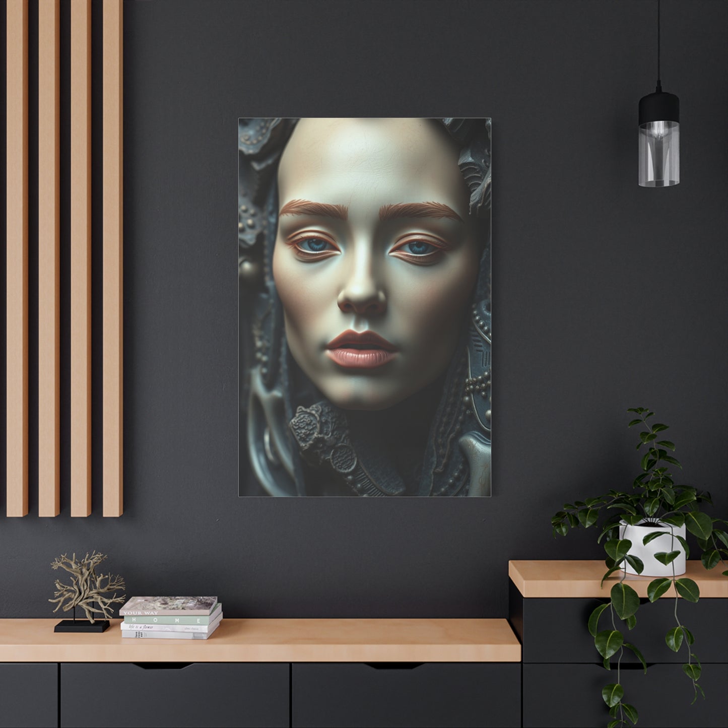 Charcoal, Onyx, and Ivory Art Supreme Gallery Wall Art & Canvas Print