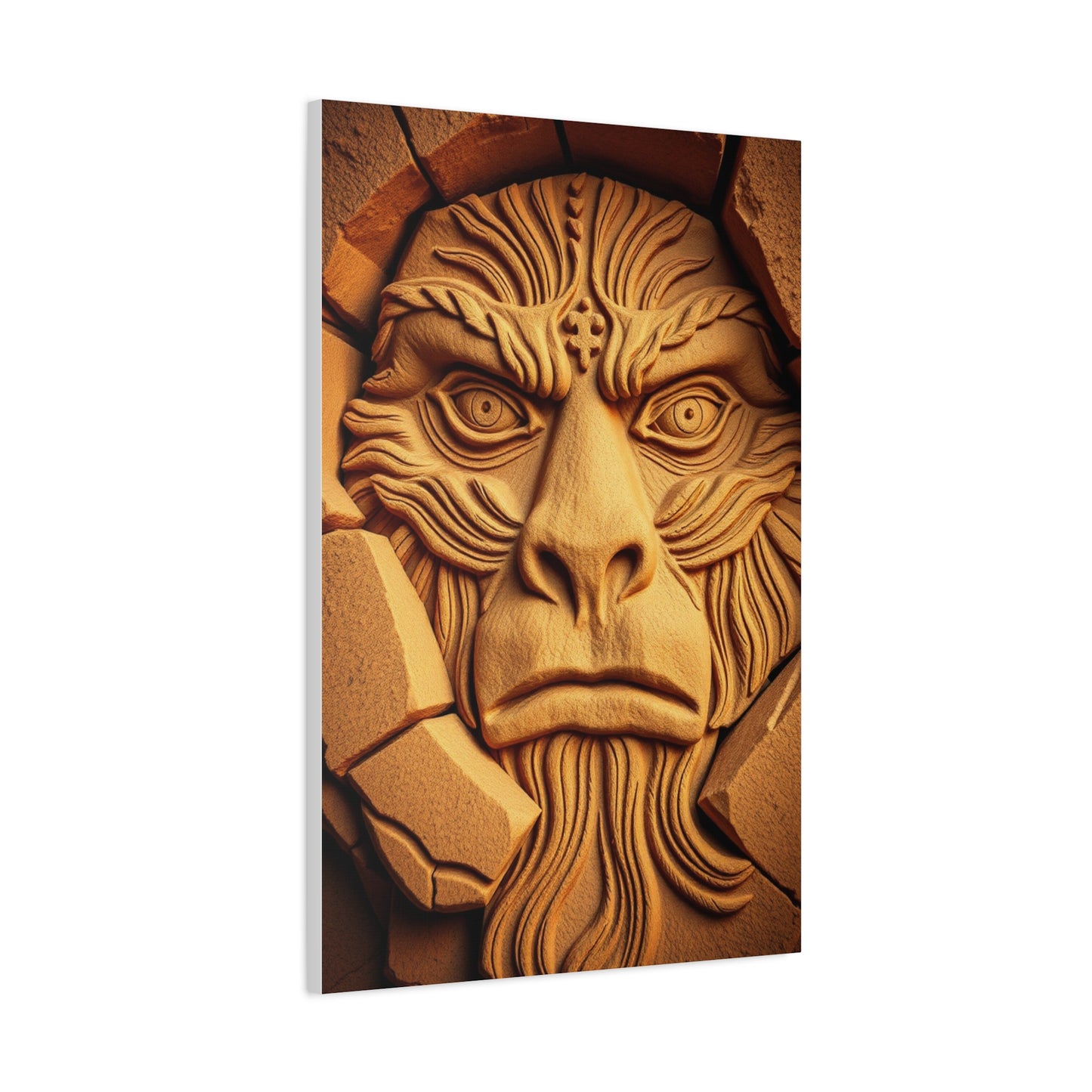 Vision Cave Man Art Art Wall Art & Canvas Print