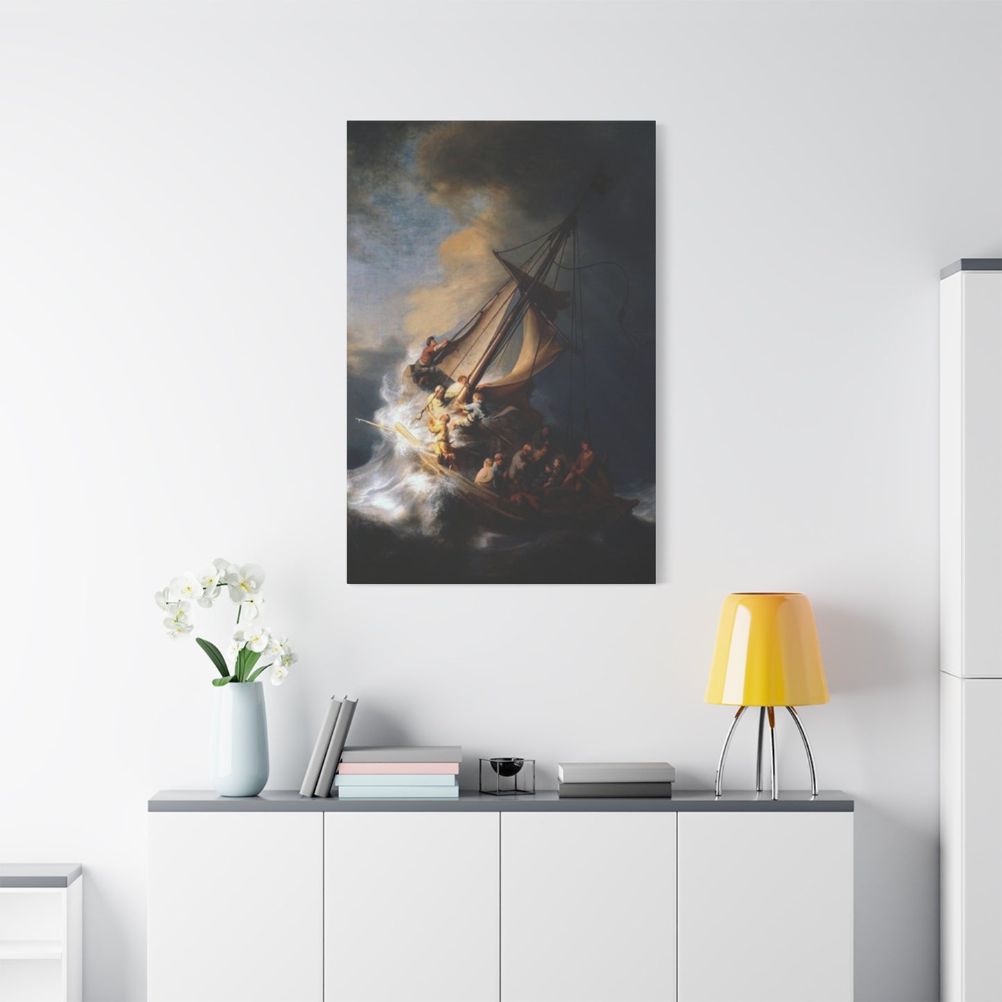 Derailing Ship Painting Wall Art & Canvas Prints