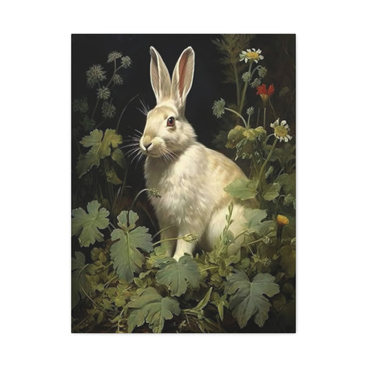 The Small White Rabbit Wall Art & Canvas Prints