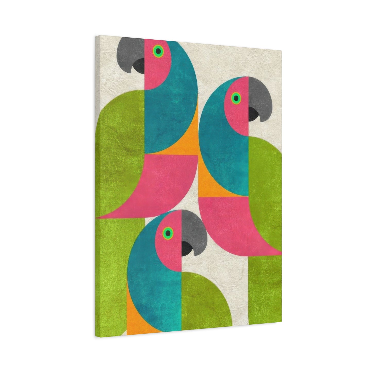 Parrot Abstract Colorful Wall Art & Canvas Prints