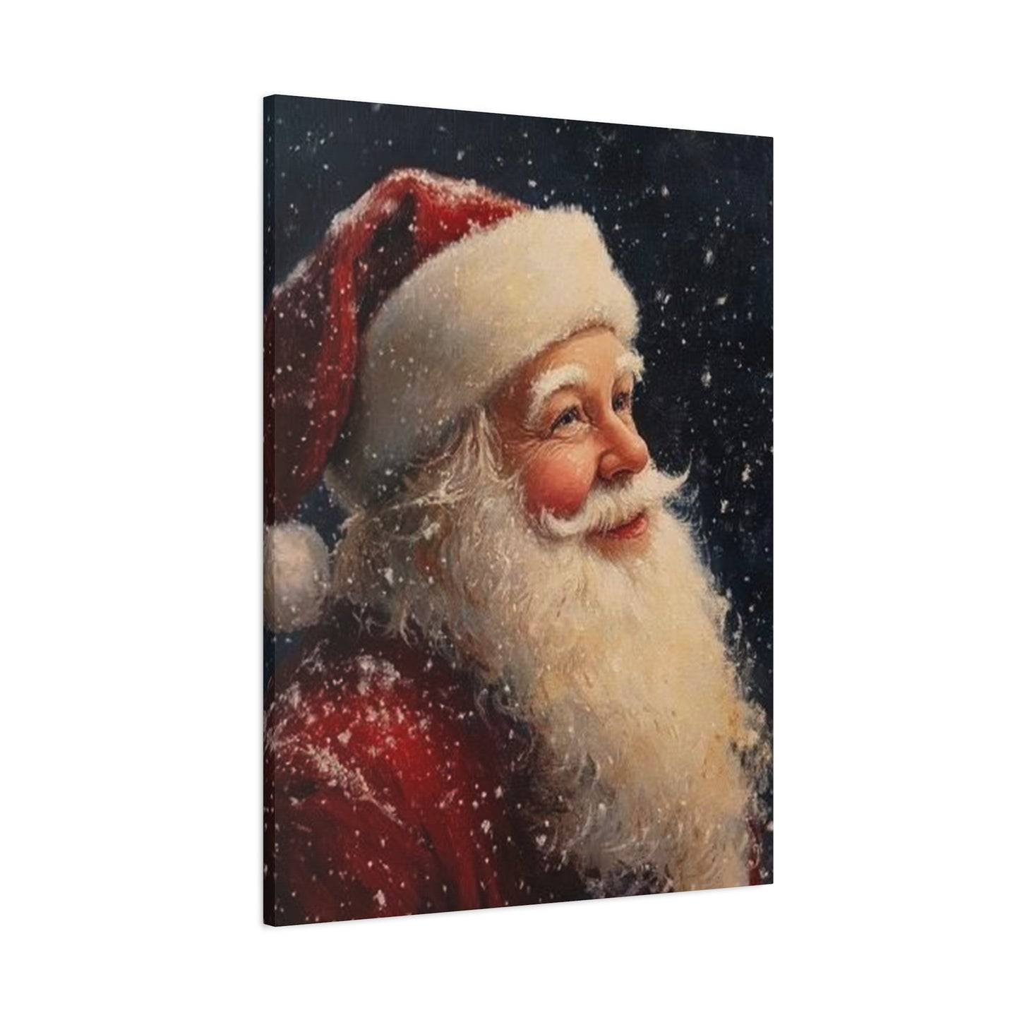 Snowfall Santa Claus Wall Art & Canvas Prints