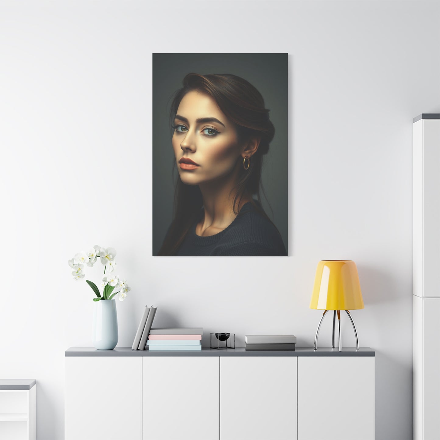 Masterpiece Female Portrait Art Vision Wall Art & Canvas Print