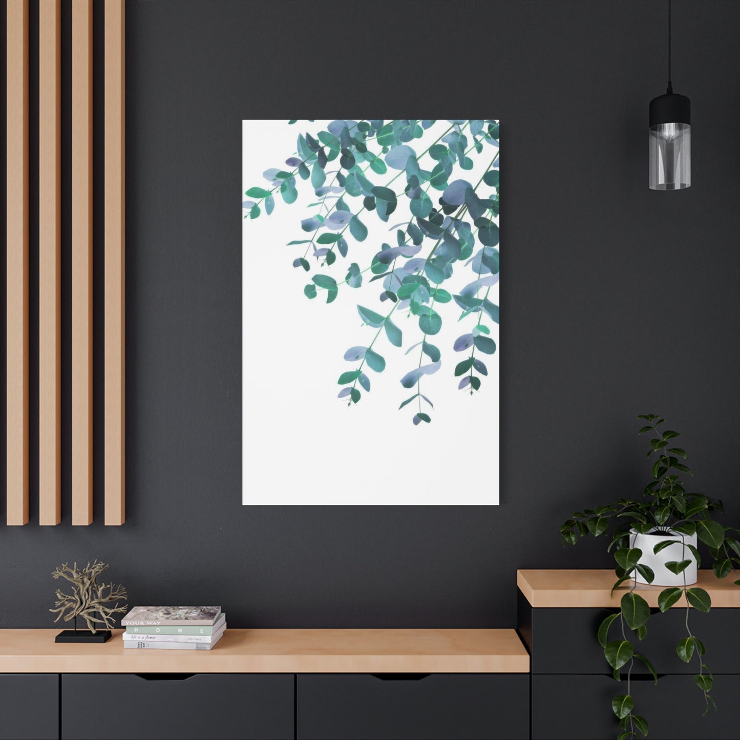 Eucalyptus Creeping Down Top Right Wall Art & Canvas Prints