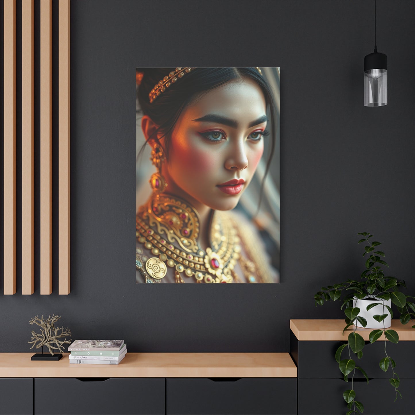 Gold & Pink Art Refined Canvas Wall Art & Canvas Print