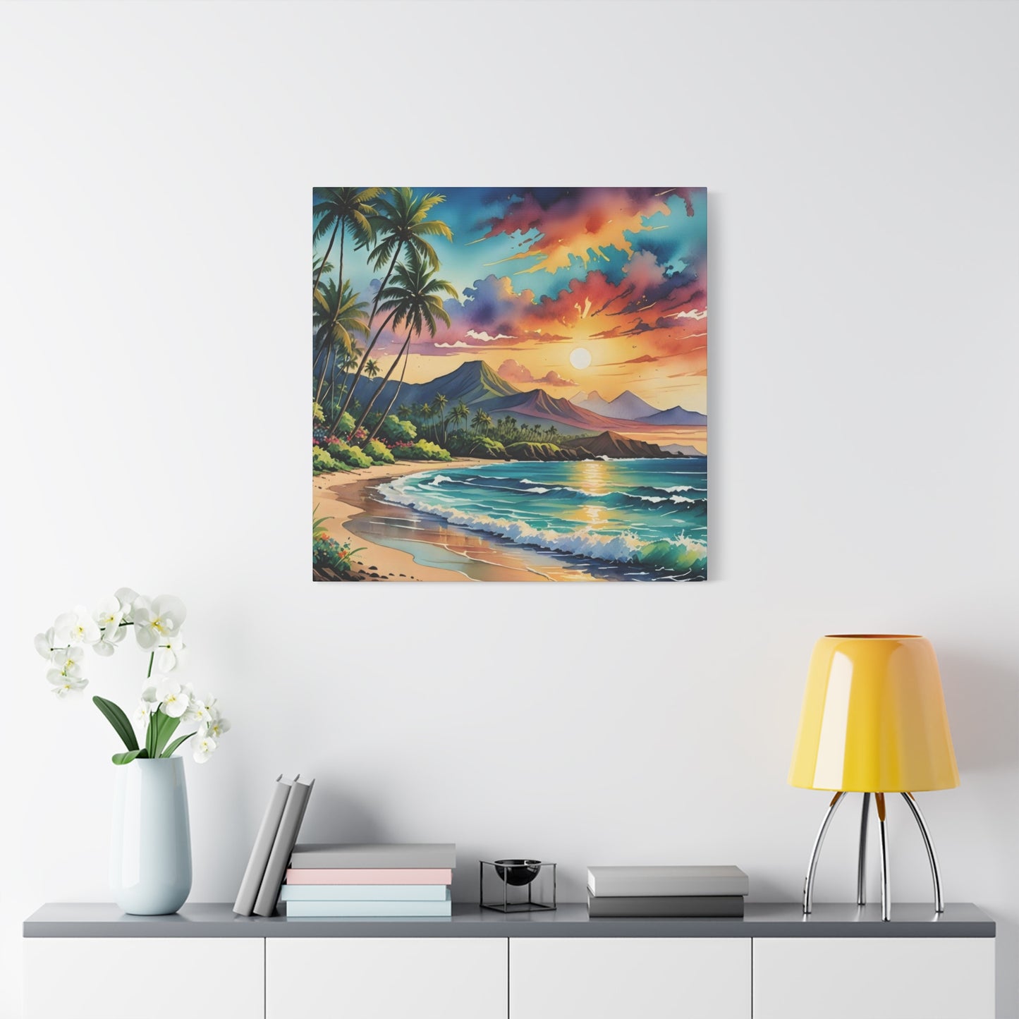 Hawaii Beach Sunset Wall Art & Canvas Prints