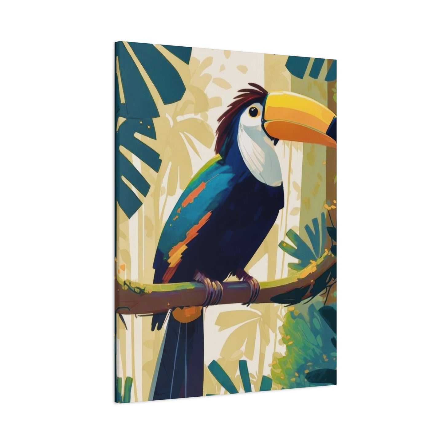 Toucan Portrait Deco Wall Art & Canvas Prints