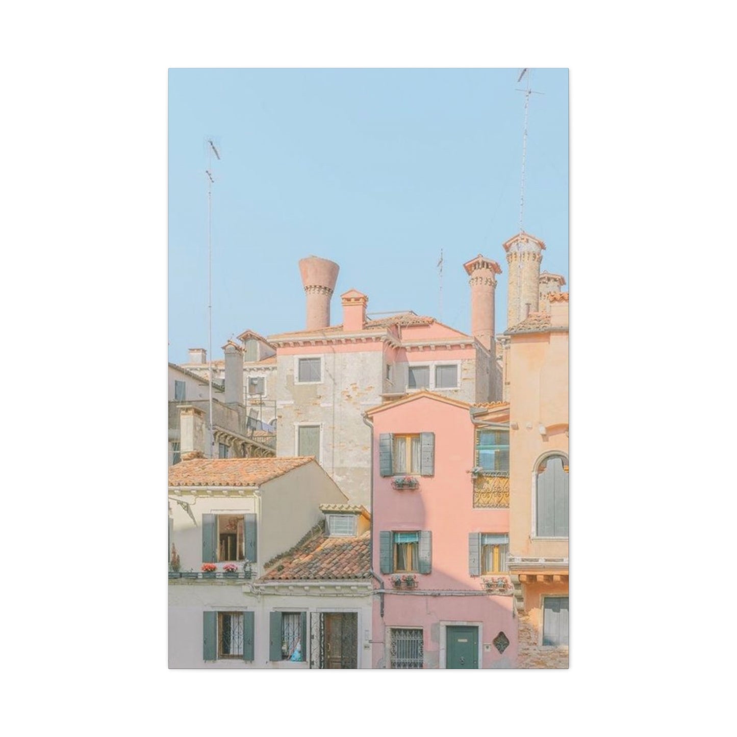 Colorful Houses Of Spain Wall Art & Canvas Prints