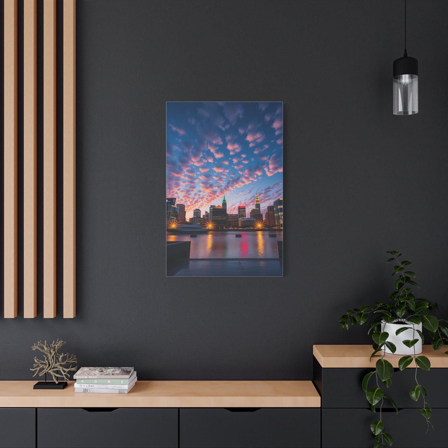 Michigan Sky Media Art Refined Canvas Wall Art & Canvas Print