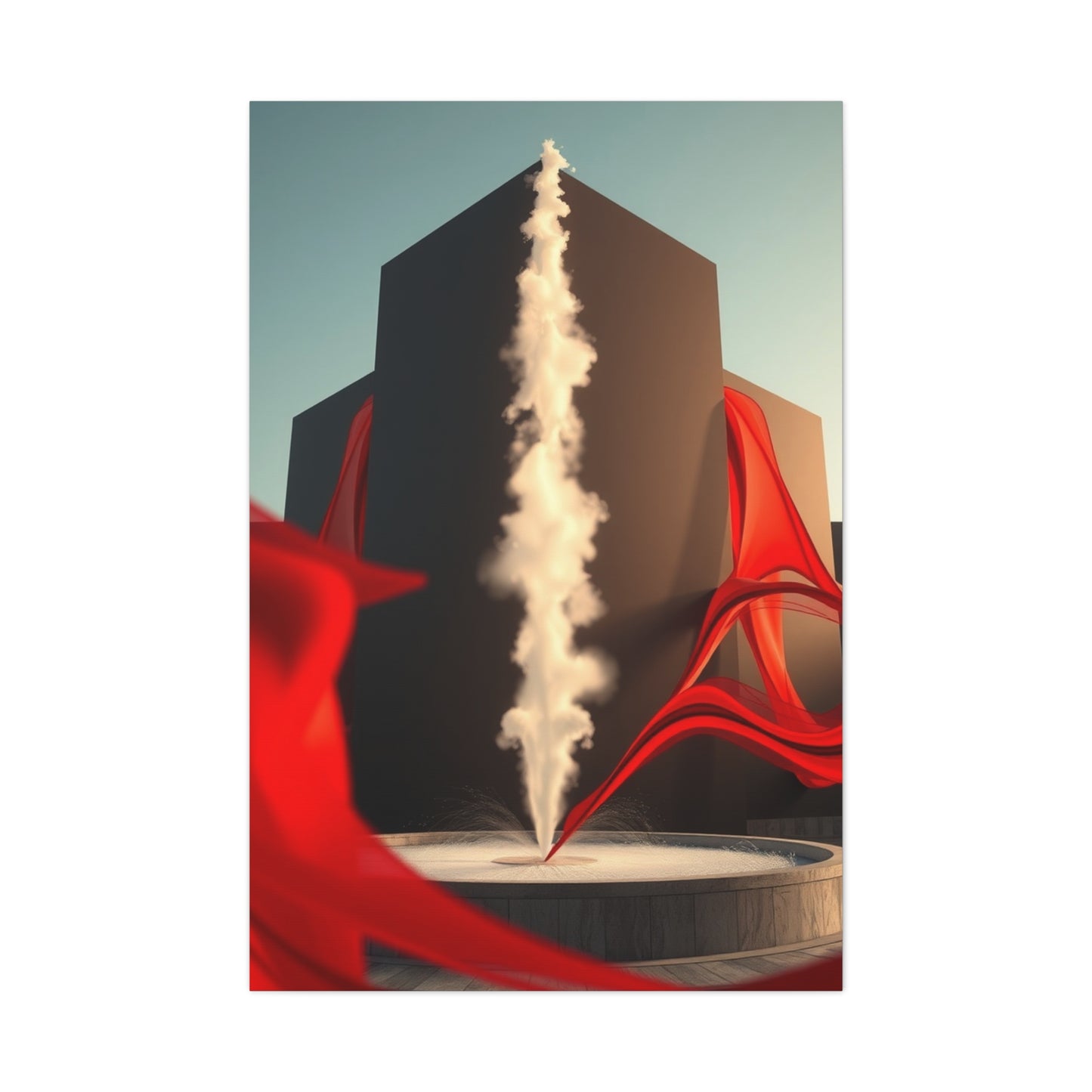 Elite Black, White & Red Art Vision Wall Art & Canvas Print