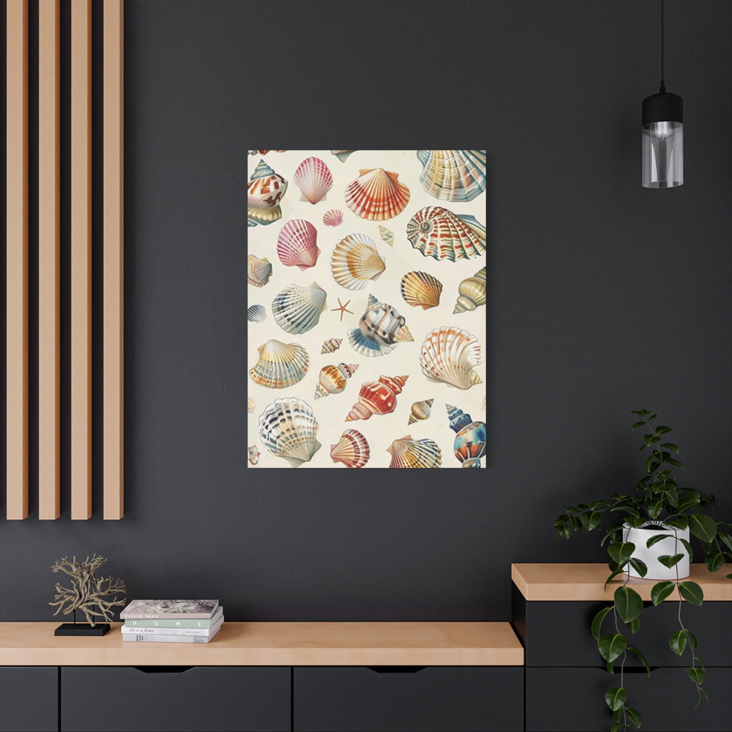 Colorful Shell Painting Wall Art & Canvas Prints