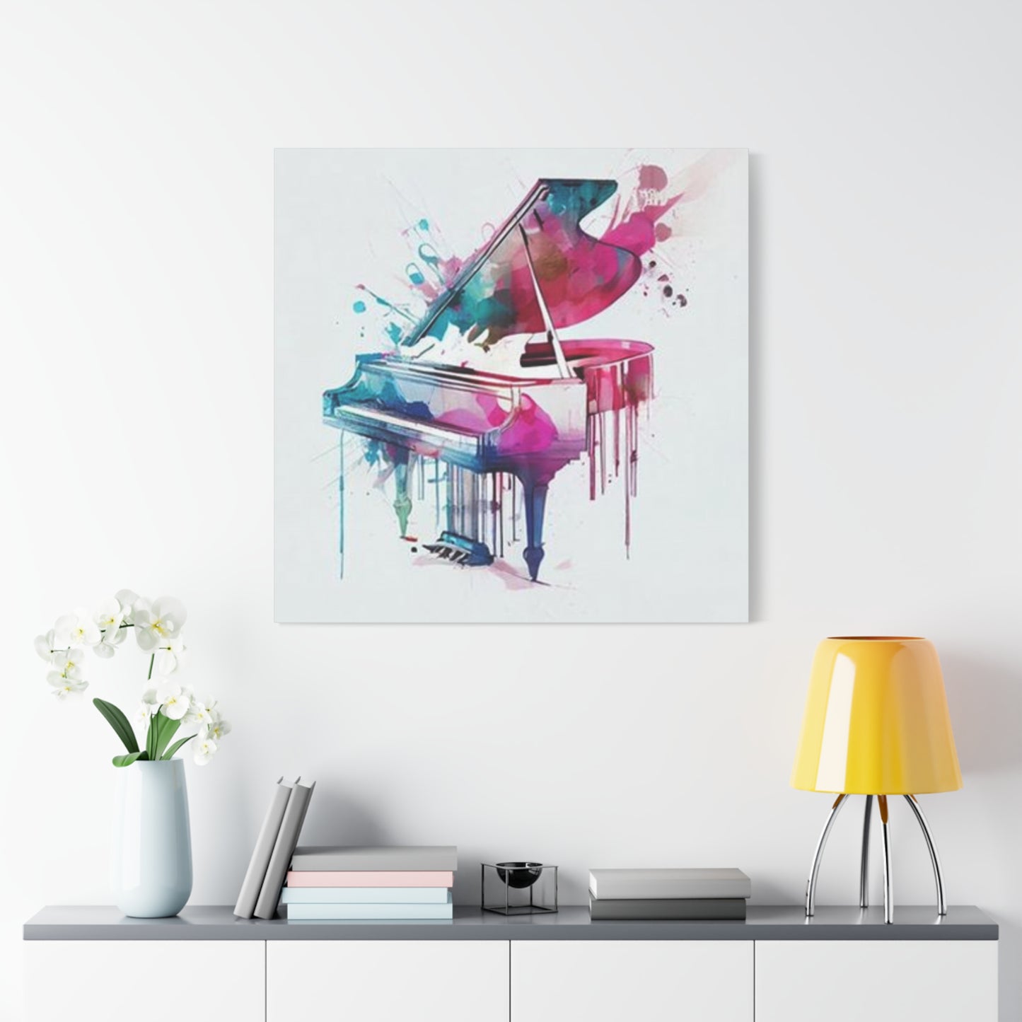 Colorful Piano Painting Wall Art & Canvas Prints