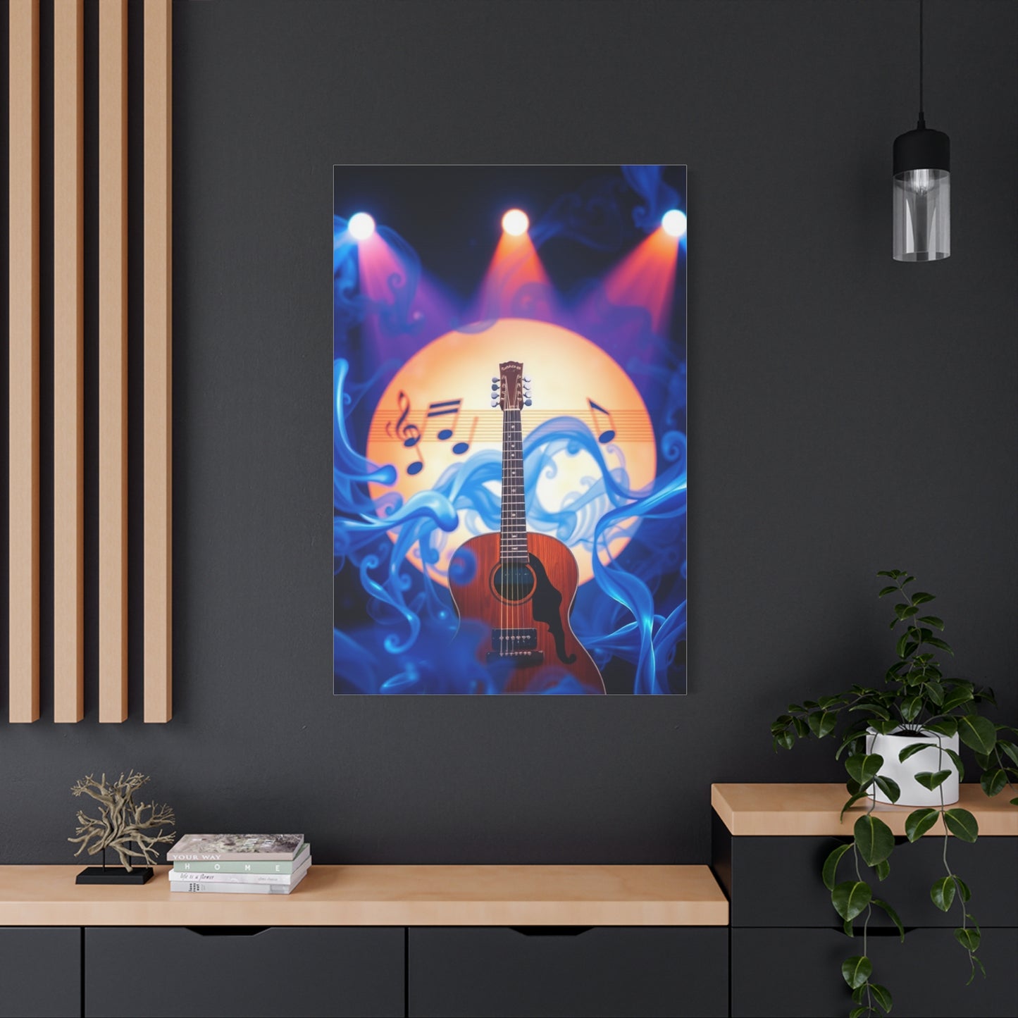 Blue Music Art Supreme Gallery Wall Art & Canvas Print