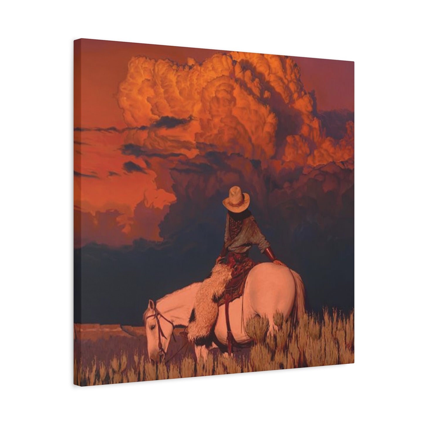 Cowgirls In Sunset Wall Art & Canvas Prints