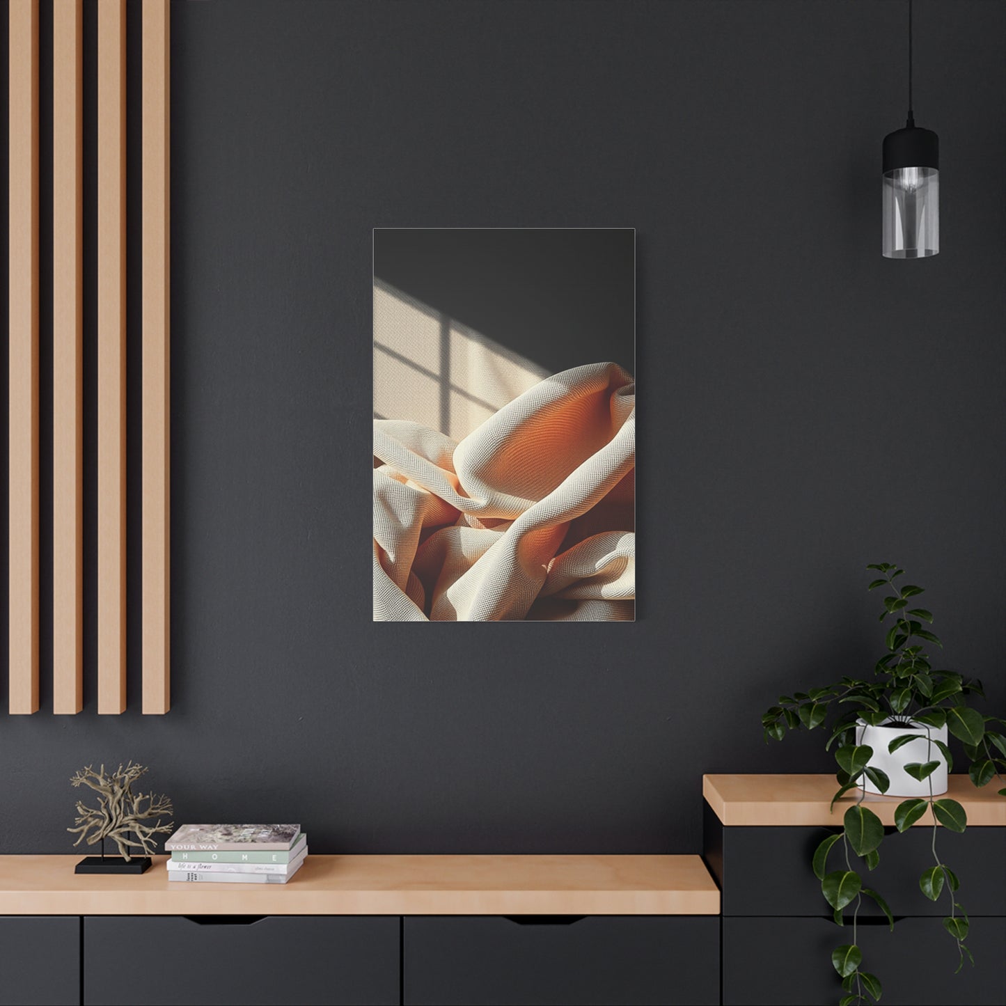 Masterpiece Taupe, Linen, and Gray Art Vision Wall Art & Canvas Print