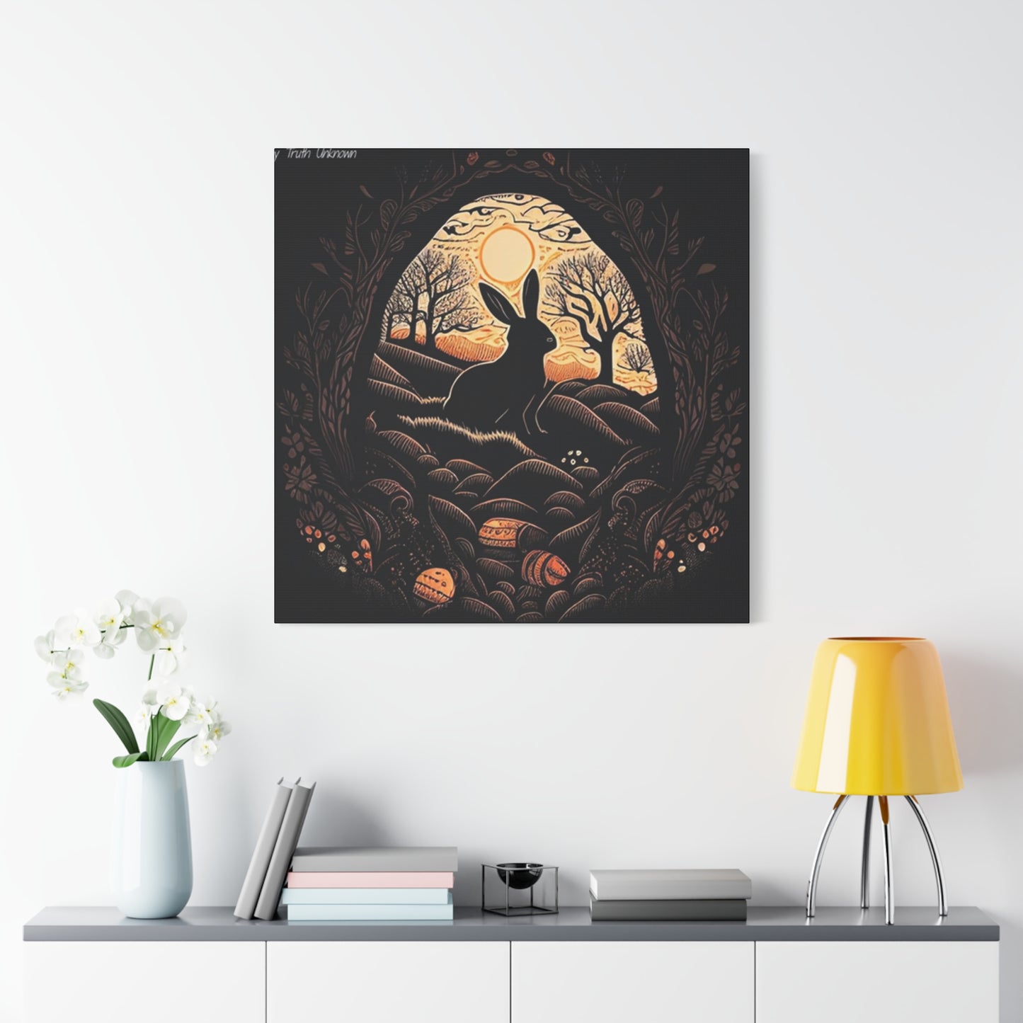 Dark Aura Rabbit Wall Art & Canvas Prints