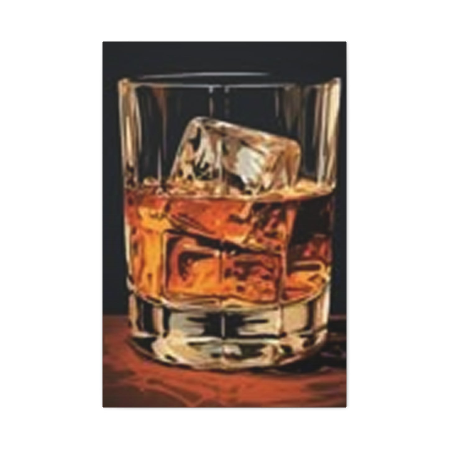 English Whiskey With Ice Wall Art & Canvas Prints