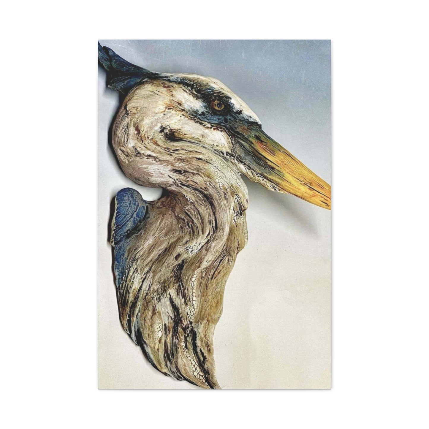 Driftwood Crane 2 Wall Art & Canvas Prints