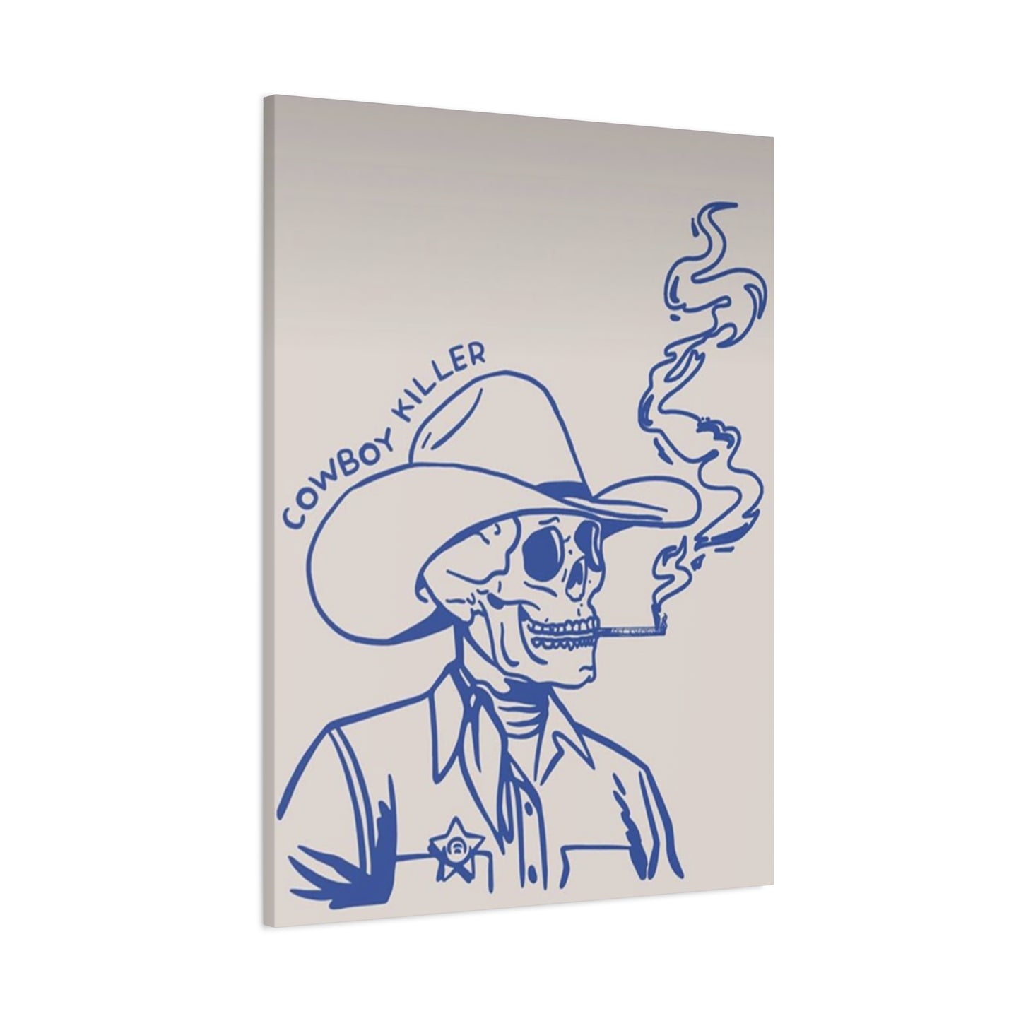 Cowboy Killer Sketch Wall Art & Canvas Prints