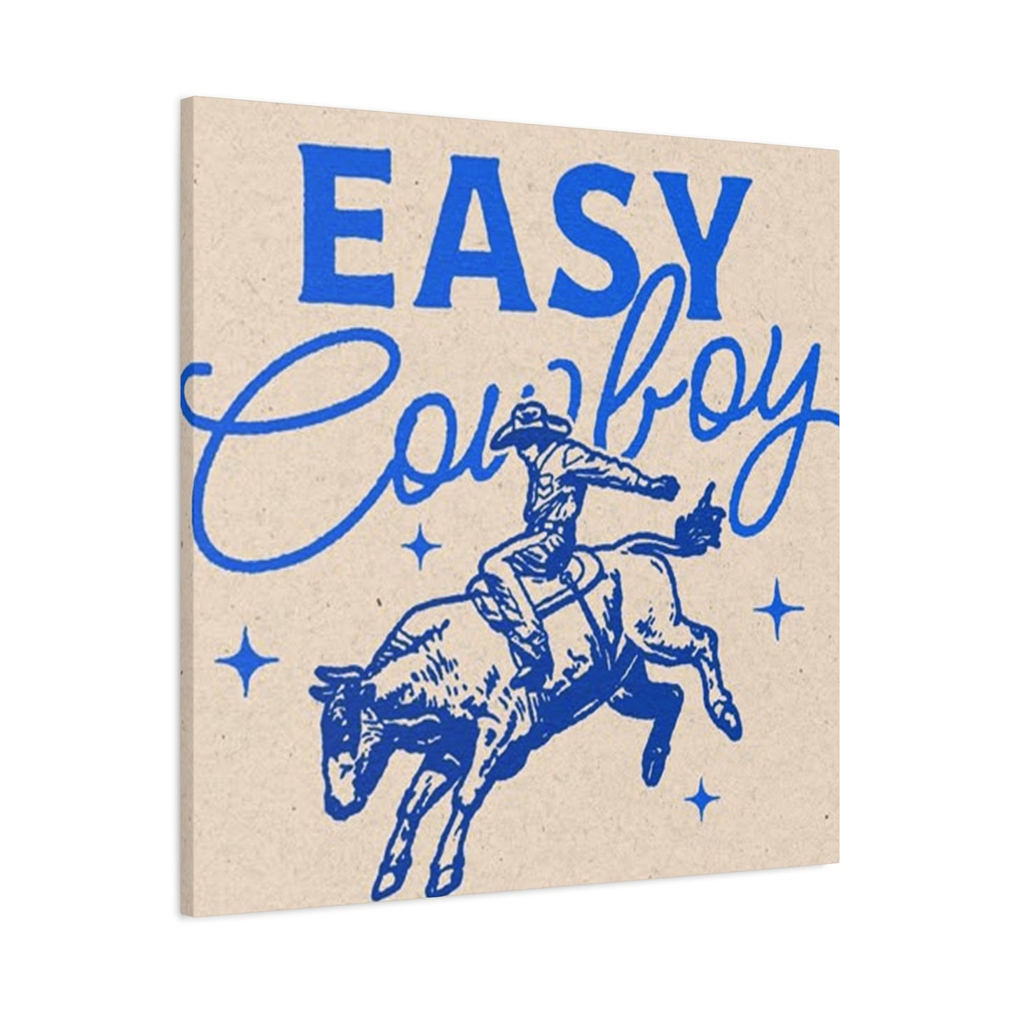Easy Cowboy Drawing Wall Art & Canvas Prints