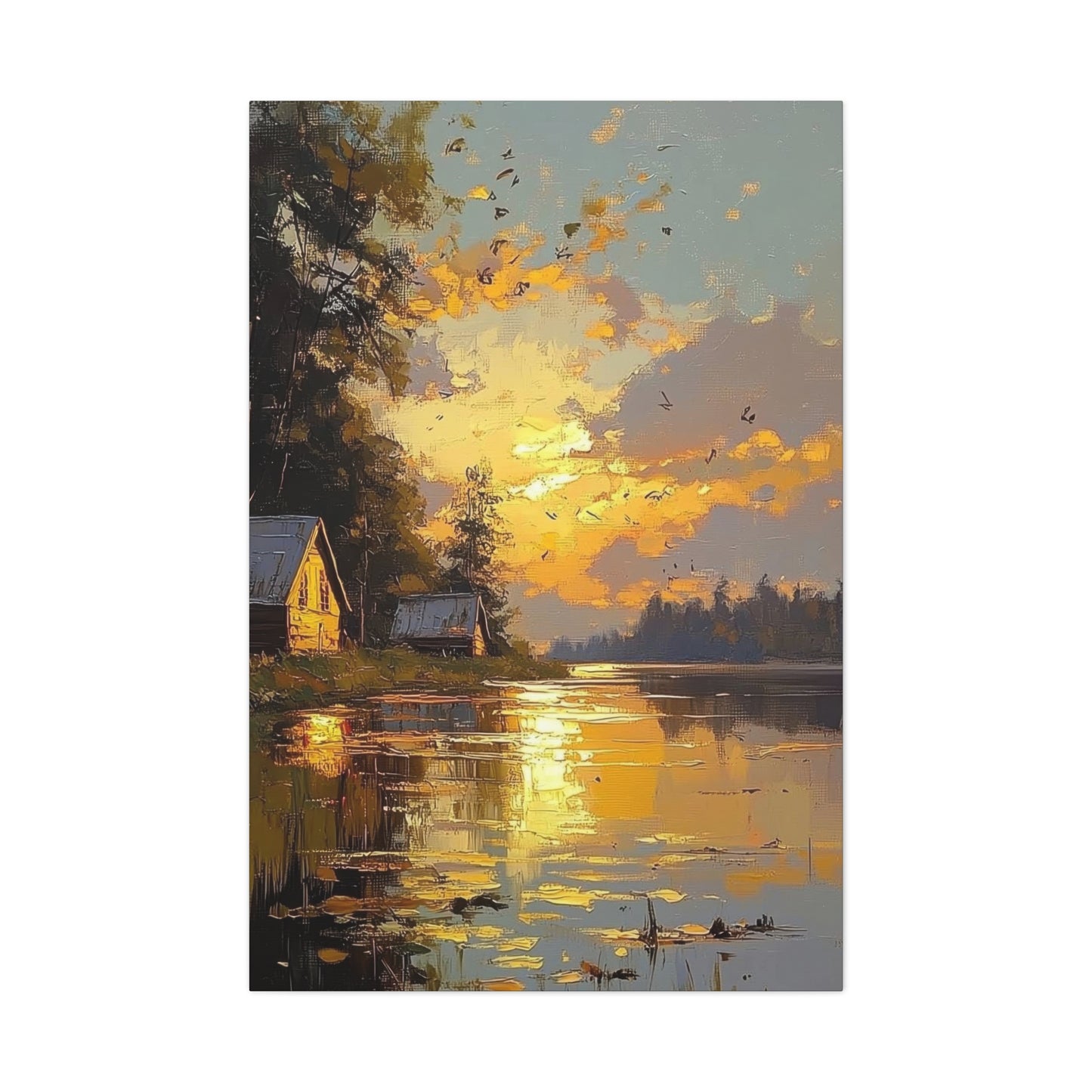 Sunset Impressionism Wall Art & Canvas Prints